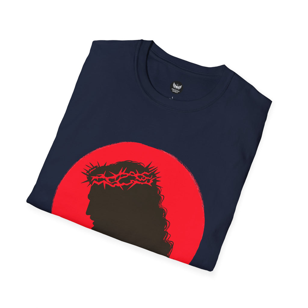 Camiseta Silueta de Jesús - Camiseta Cristiana Corona de Espinas