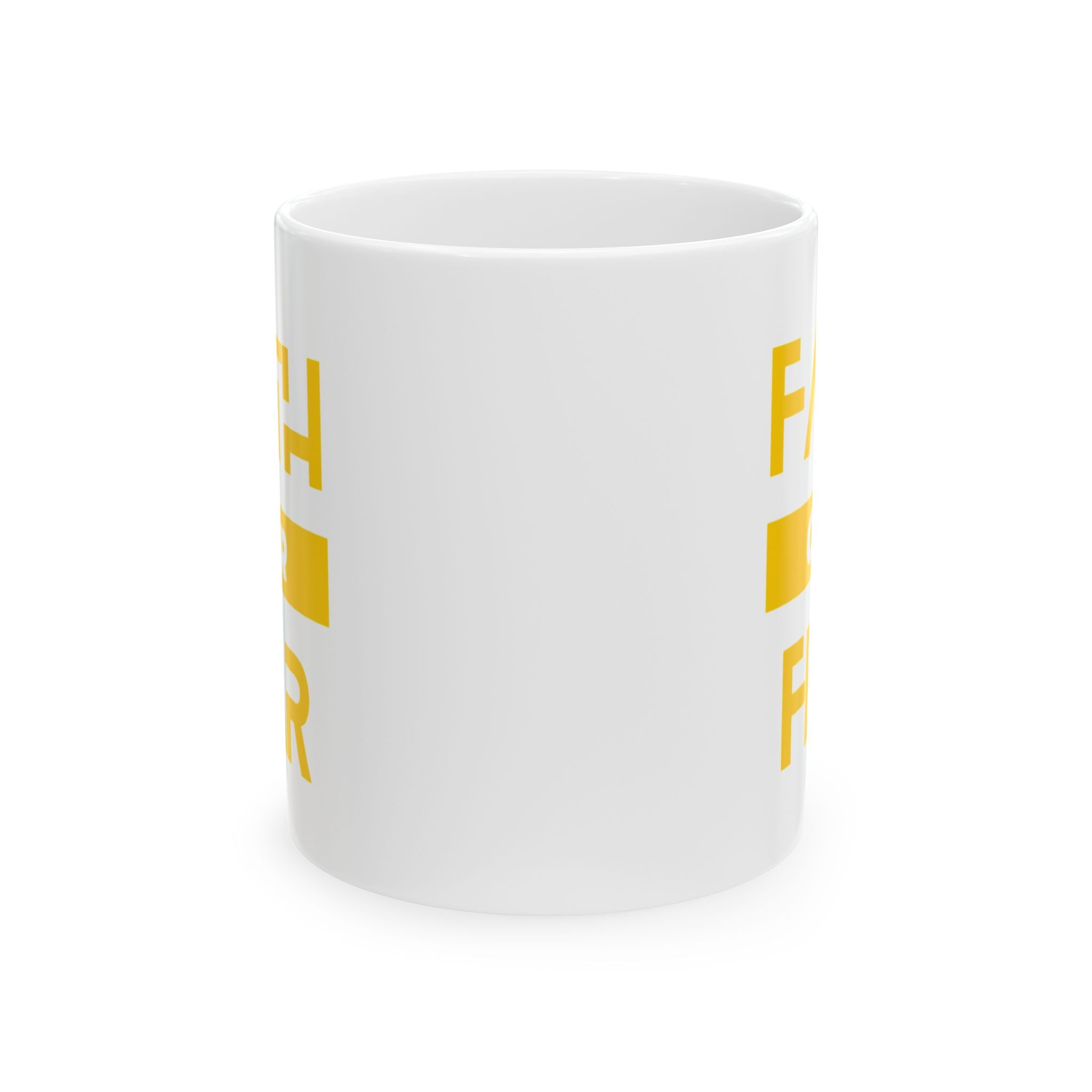 Fear of Failure Mug — Motivational Ceramic Coffee Cup (11oz, 15oz)