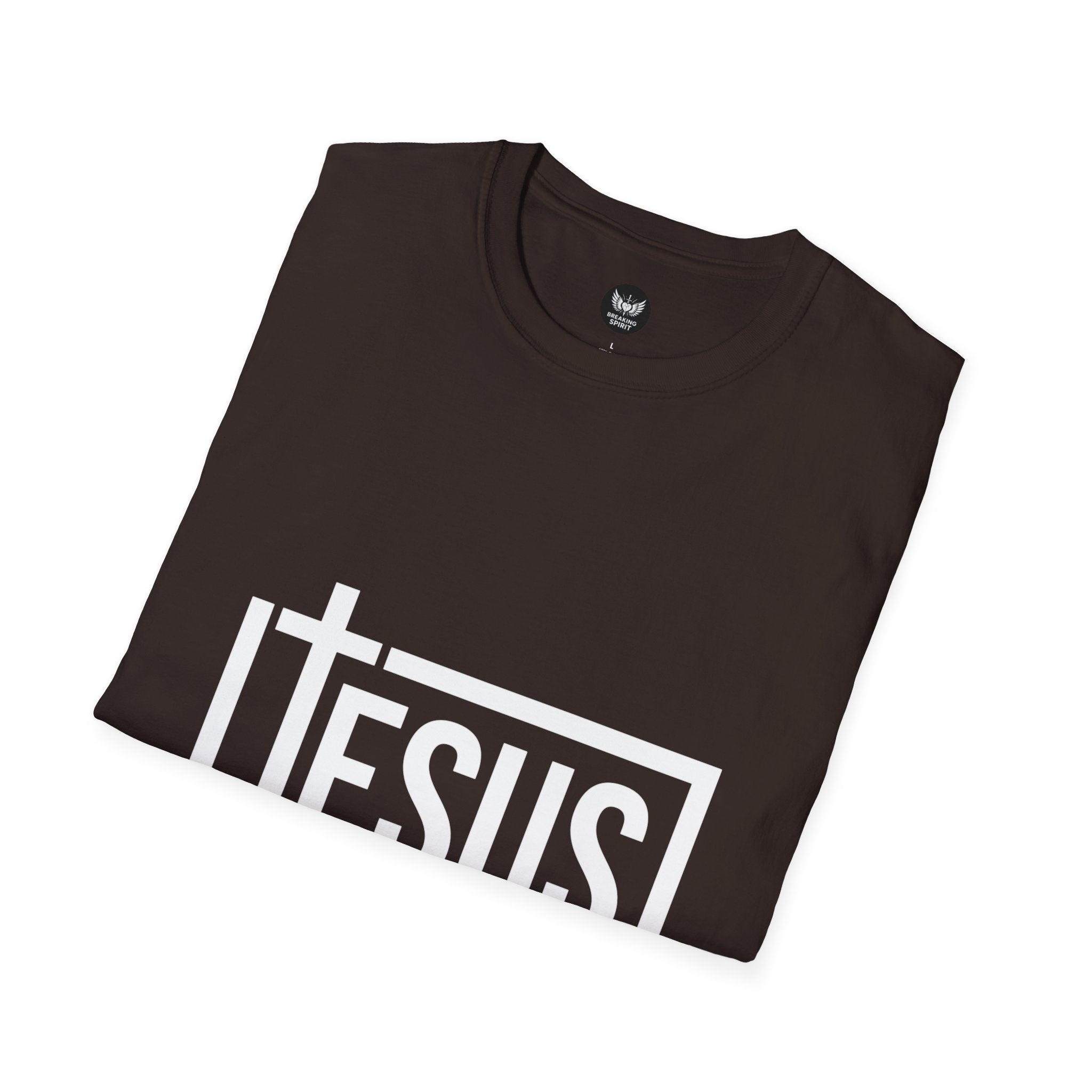 Camiseta de la Cruz de Jesús — Camiseta Gráfica de Fe Audaz