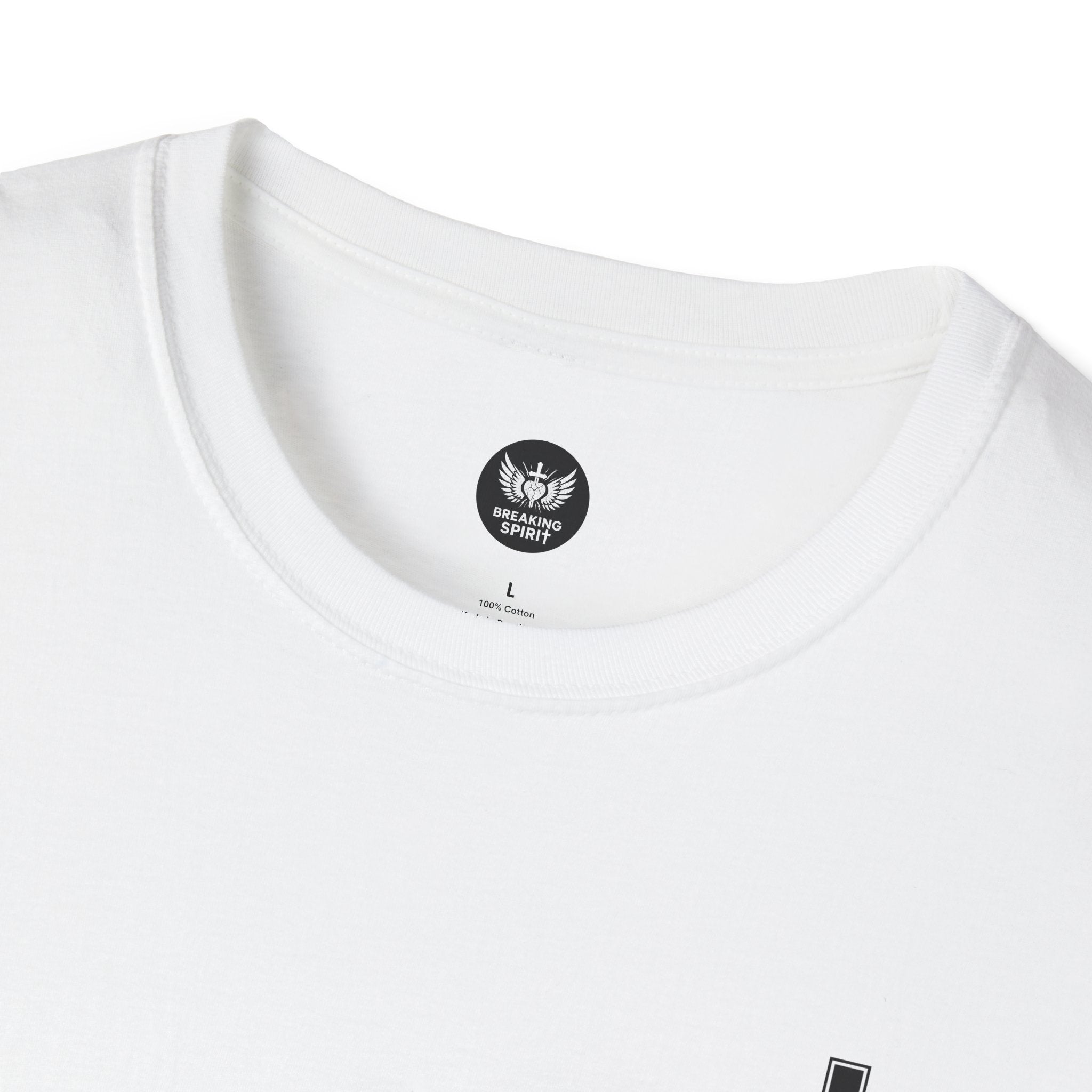 Christian T-Shirt — "Just God" Cross Faith Tee