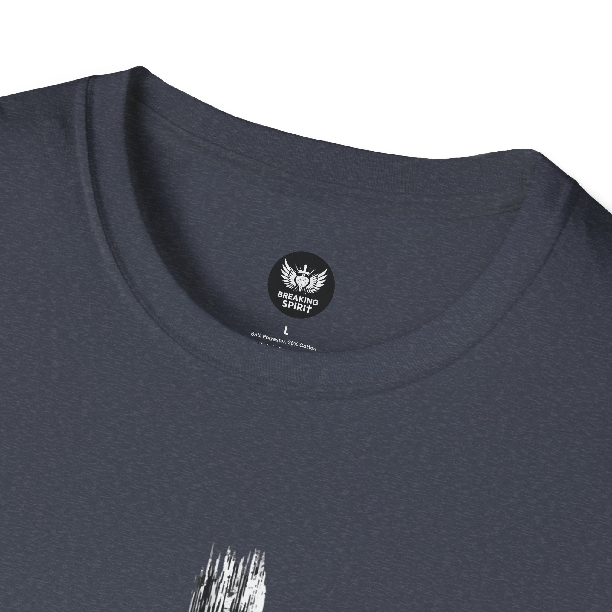 Christian Cross T-Shirt — Minimal Grunge Faith Tee
