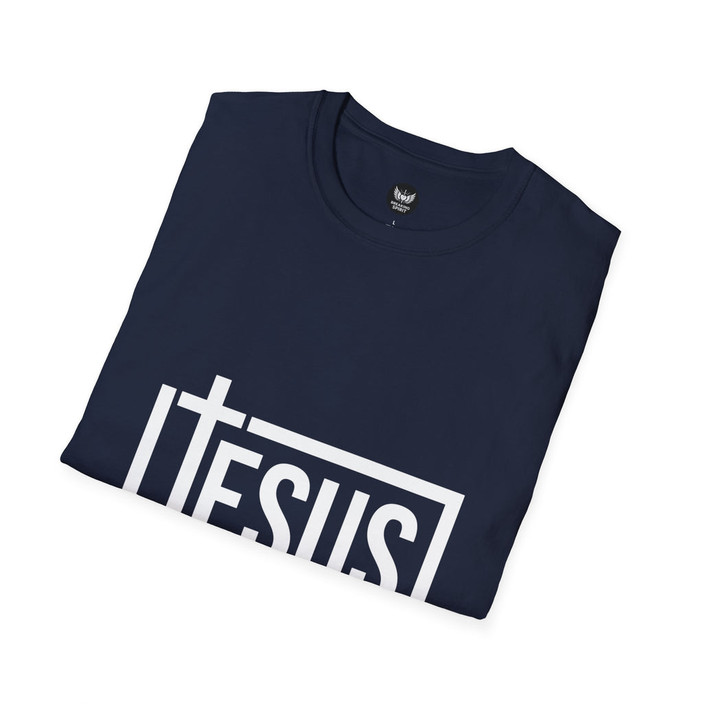 Camiseta de la Cruz de Jesús — Camiseta Gráfica de Fe Audaz