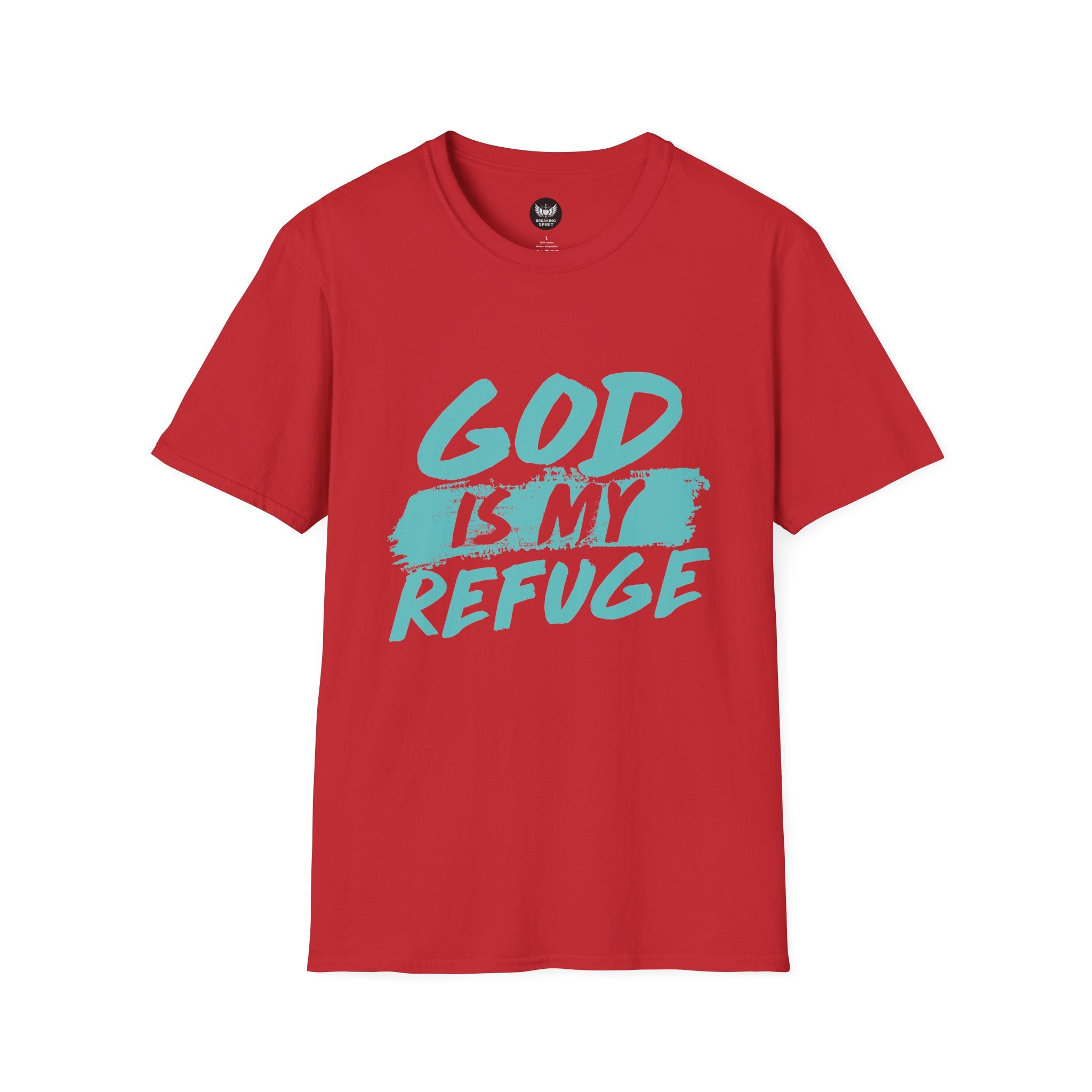 God Is My Refuge T-Shirt — Christian Faith Tee