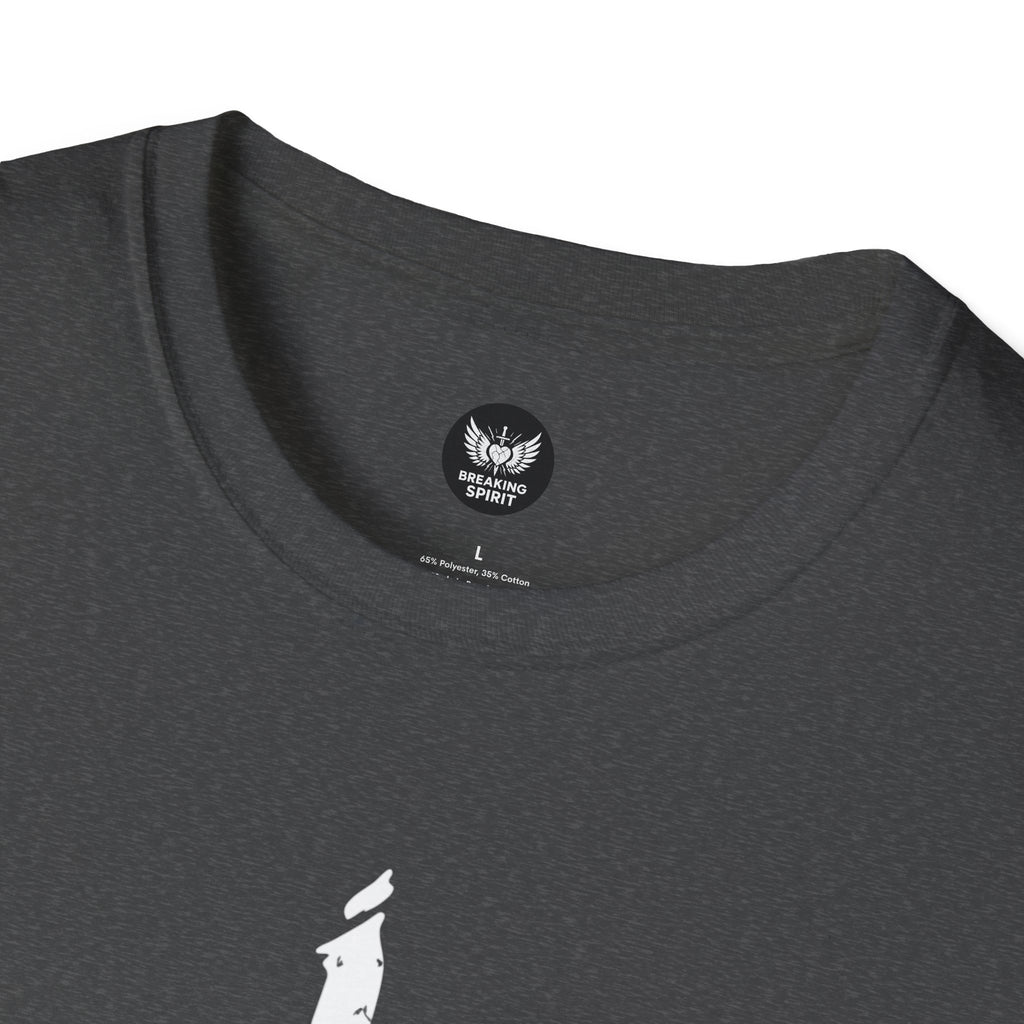 Camiseta Cruzada Pincelada — Camiseta Minimalista de Fe Cristiana
