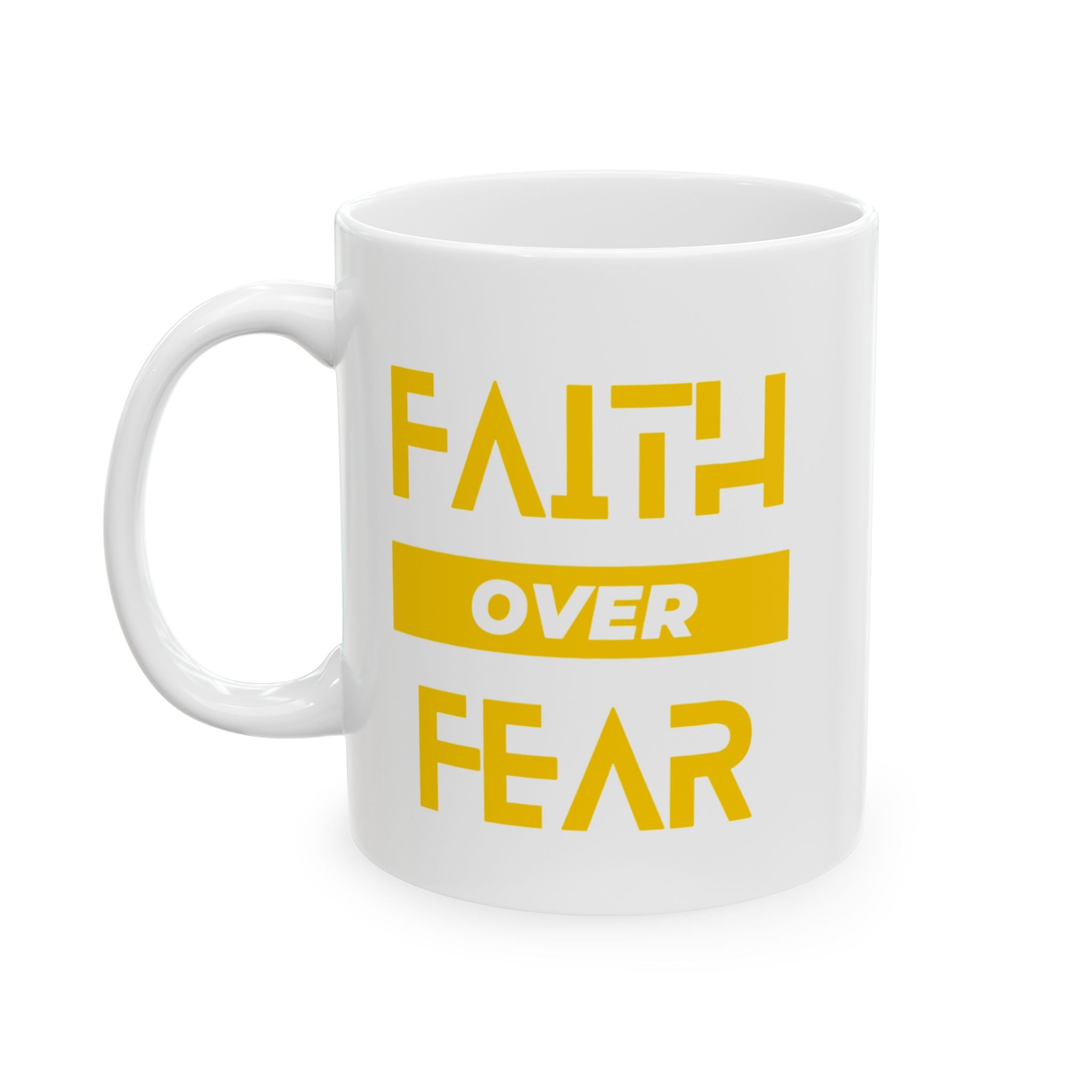 Fear of Failure Mug — Motivational Ceramic Coffee Cup (11oz, 15oz)