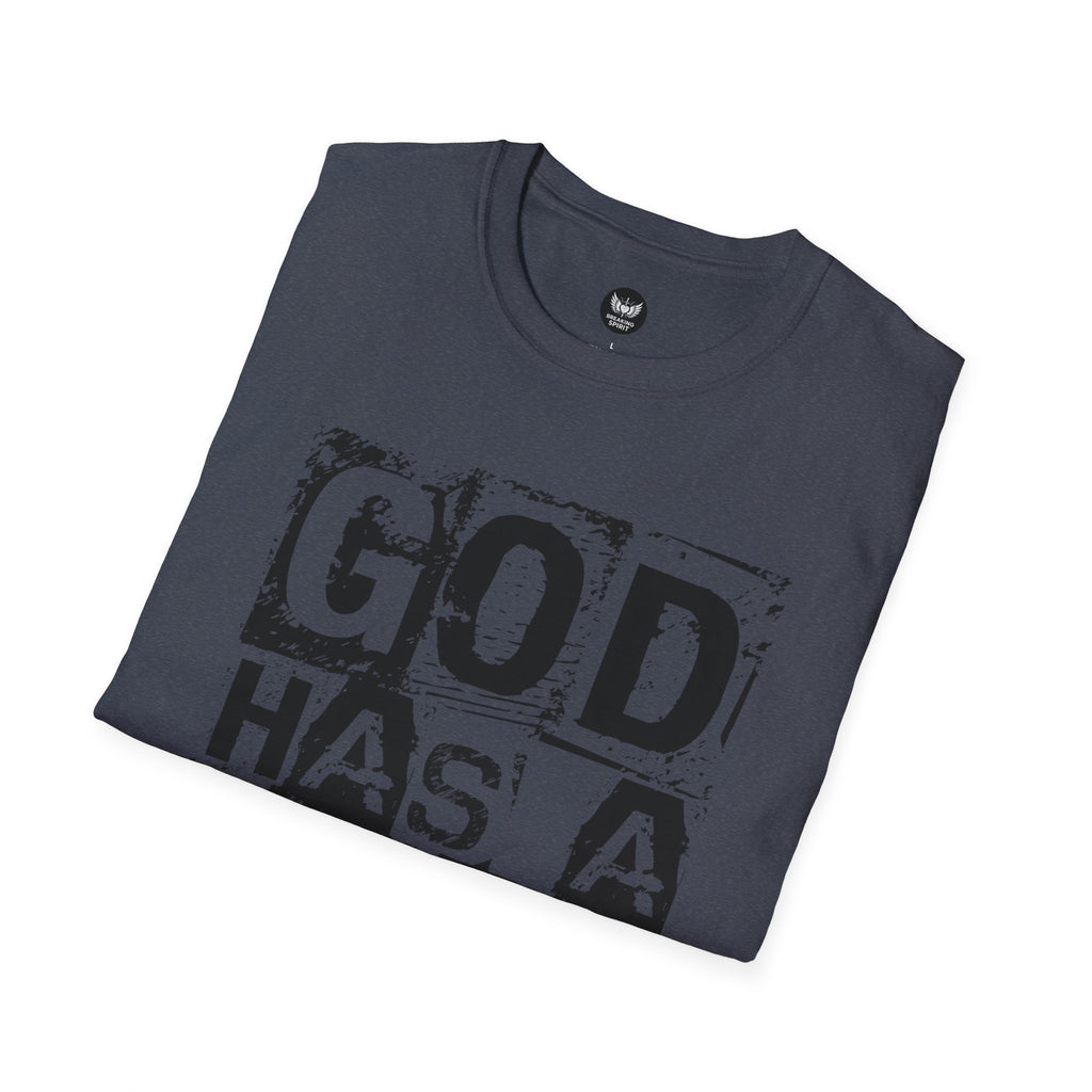 Camiseta Dios Tiene Un Plan — Camiseta Cristiana Inspiradora de Fe