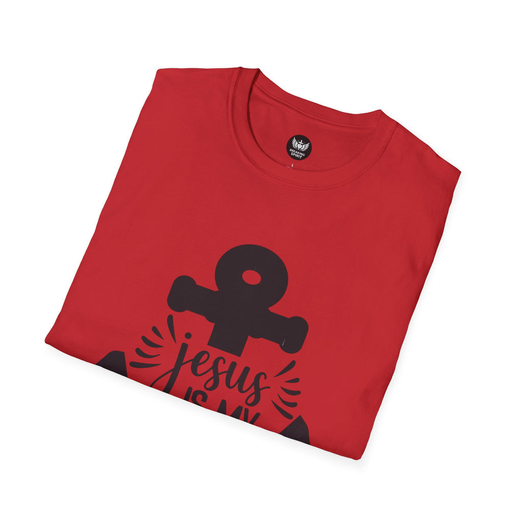 Jesus Is My Anchor T-Shirt — Christian Faith Anchor Tee