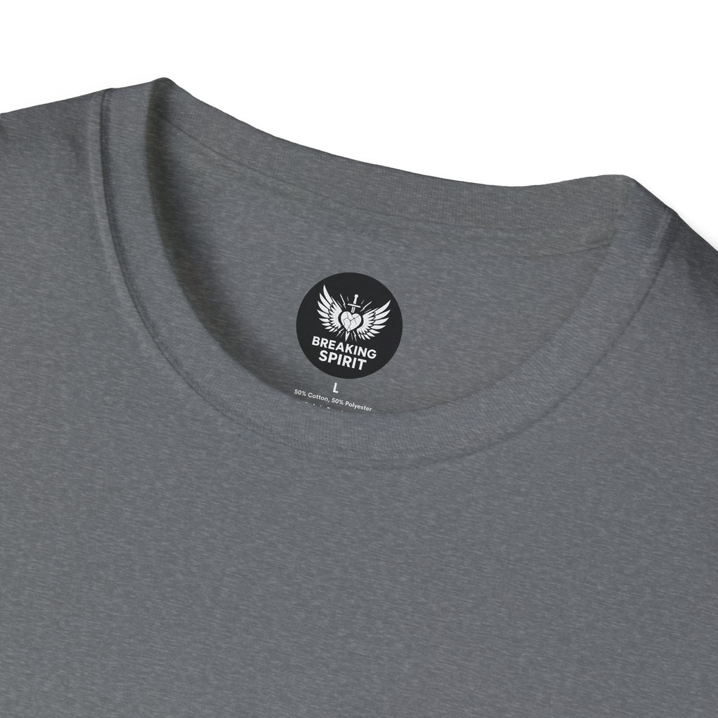 Be Grace script logo T-Shirt | inspirational typography, black white design