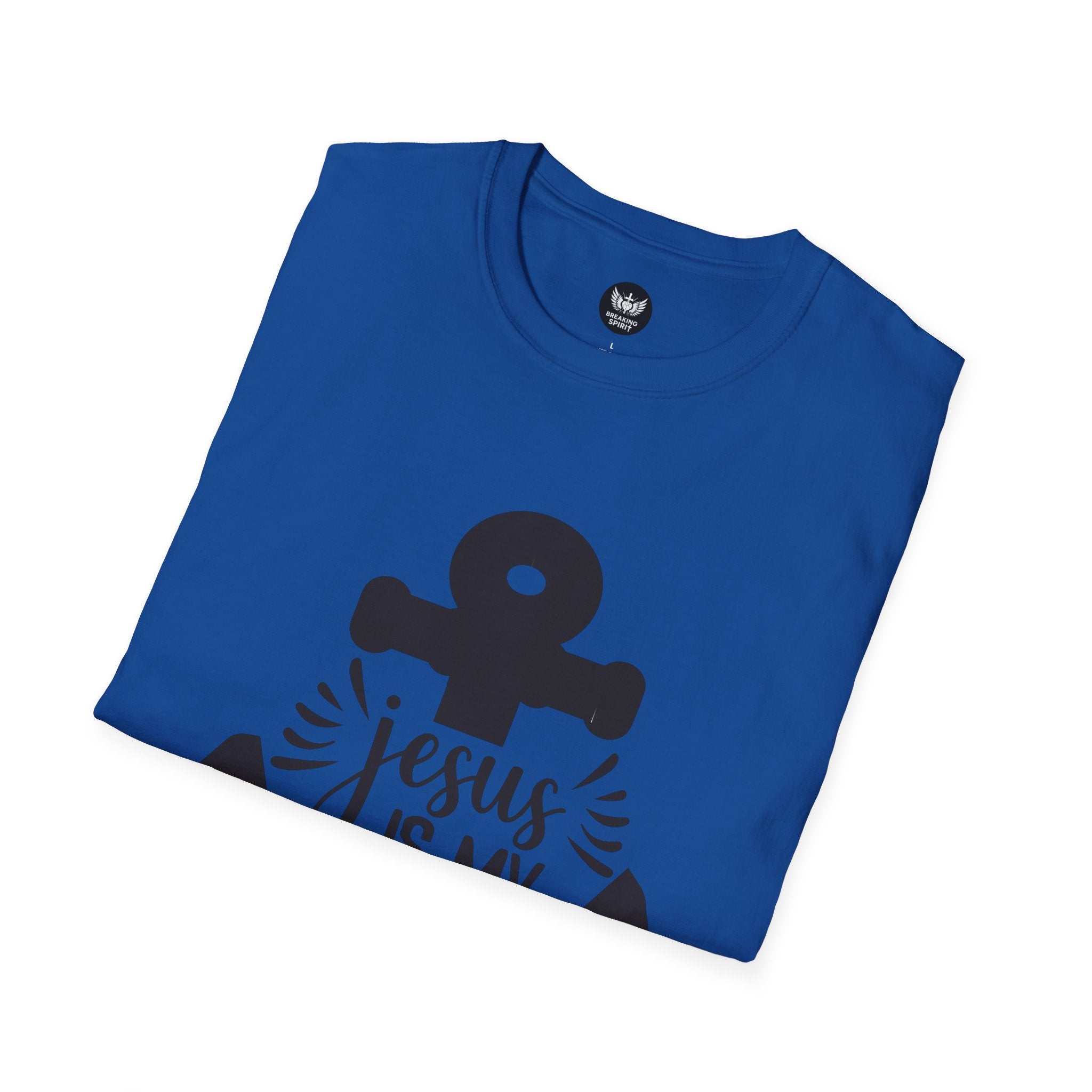 Jesus Is My Anchor T-Shirt — Christian Faith Anchor Tee