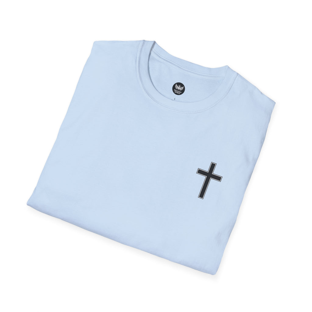 Christian T-Shirt — "Just God" Cross Faith Tee