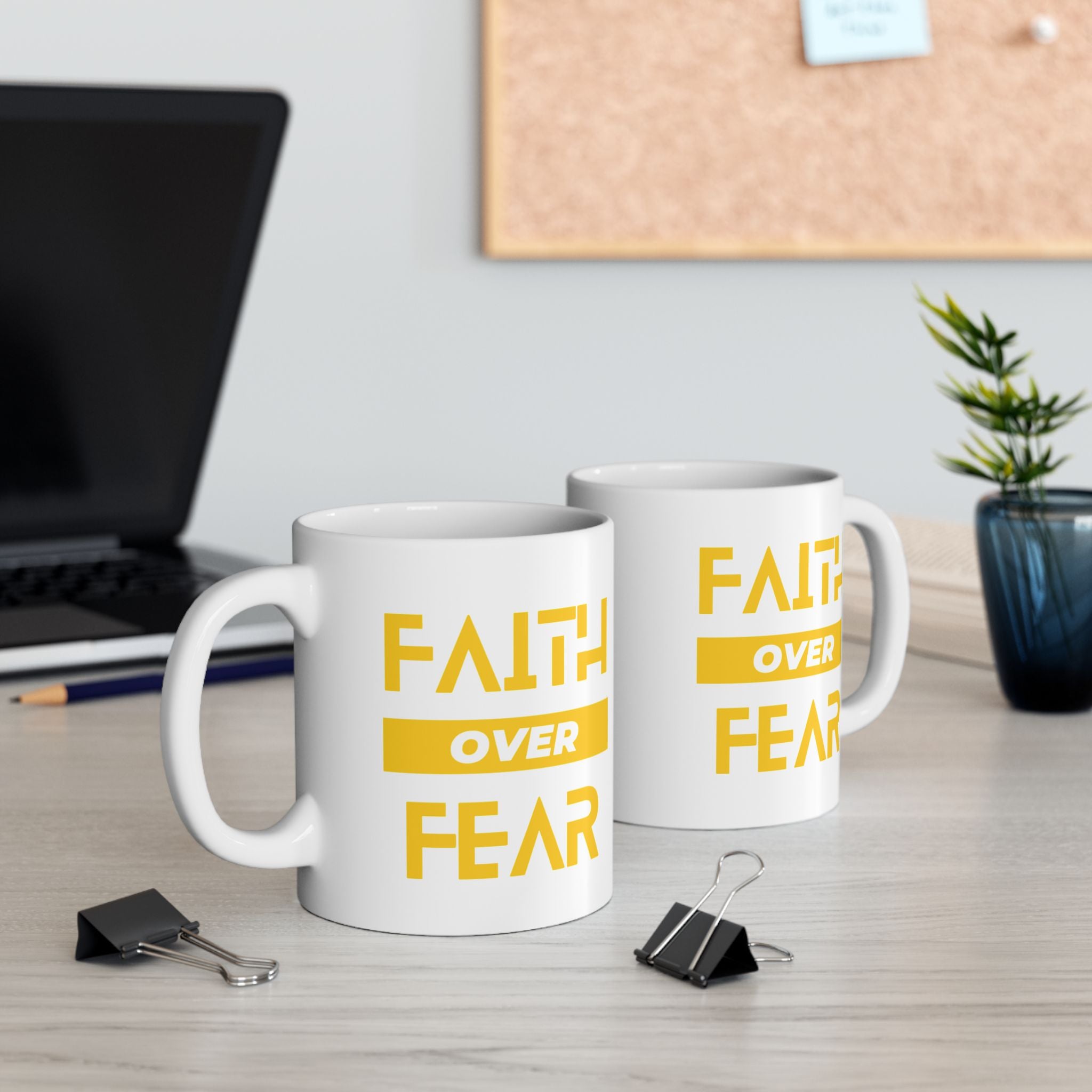 Fear of Failure Mug — Motivational Ceramic Coffee Cup (11oz, 15oz)