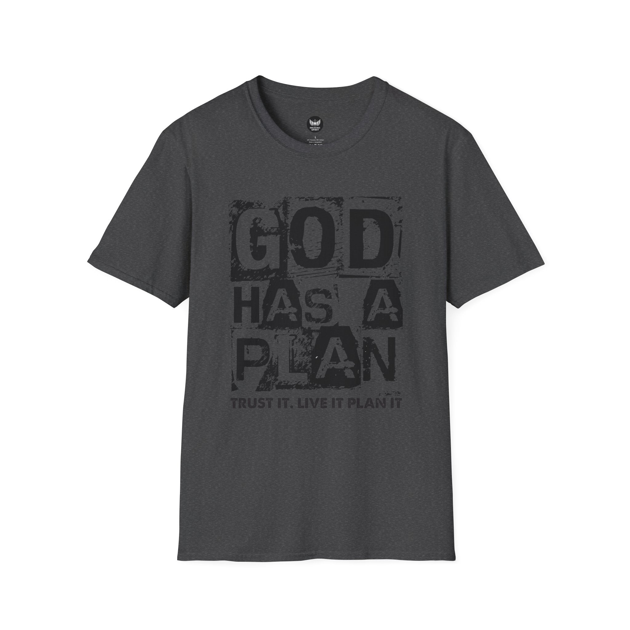 God Has A Plan T-Shirt — Inspirational Christian Faith Tee