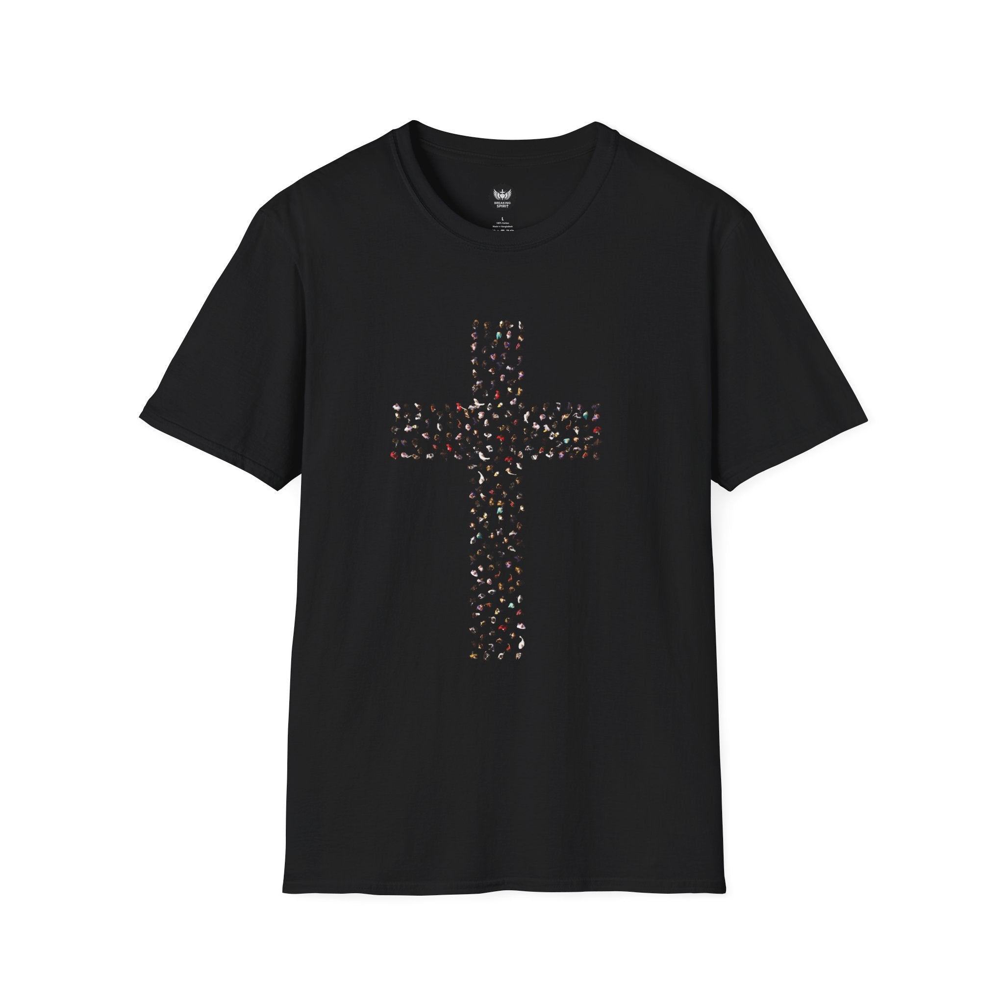 Camiseta Cruzada con Estampado de Leopardo