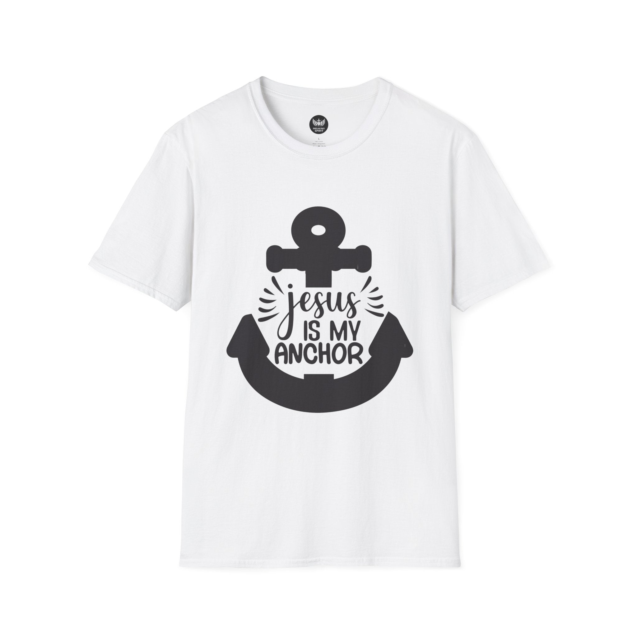 Jesus Is My Anchor T-Shirt — Christian Faith Anchor Tee