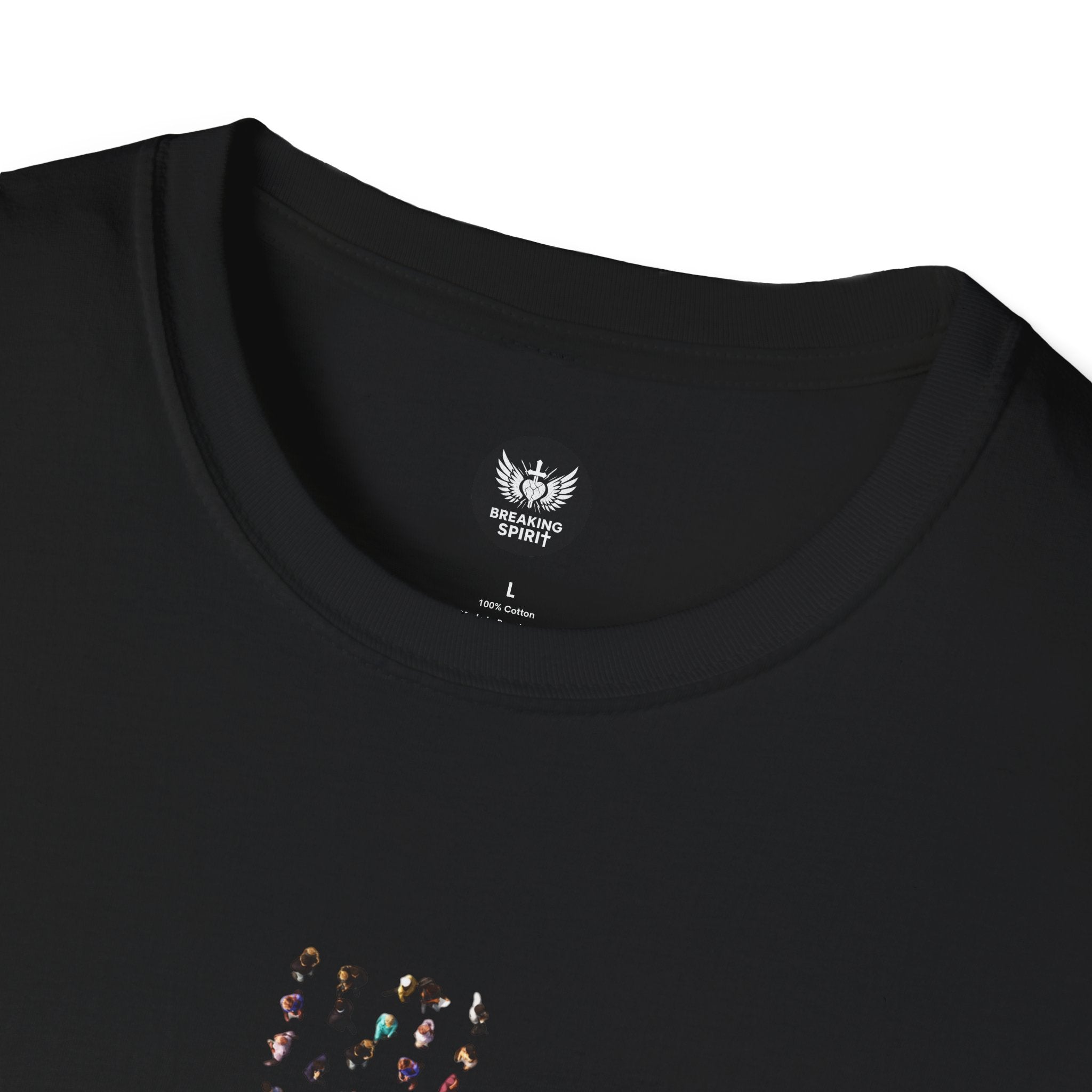 Camiseta Cruzada con Estampado de Leopardo