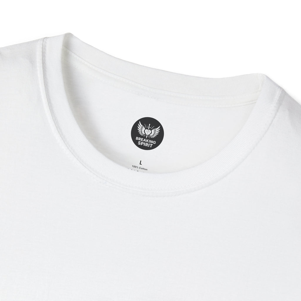 Camiseta con la inscripción "Jesús" — Camiseta minimalista con diseño de fe