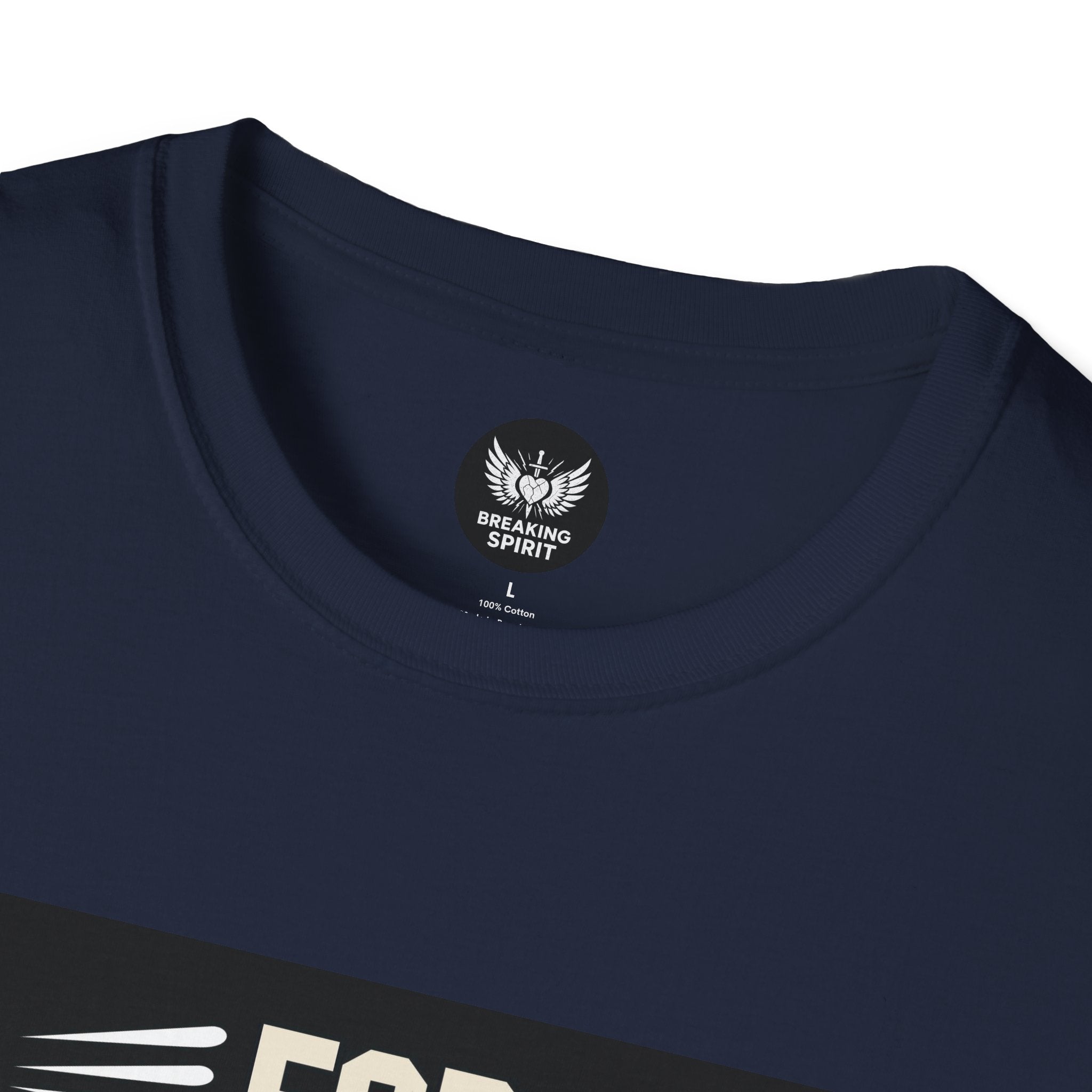 Camiseta de fe — Camiseta gráfica cristiana "Porque por fe andamos, no por vista"