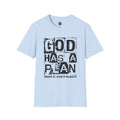 Camiseta Dios Tiene Un Plan — Camiseta Cristiana Inspiradora de Fe