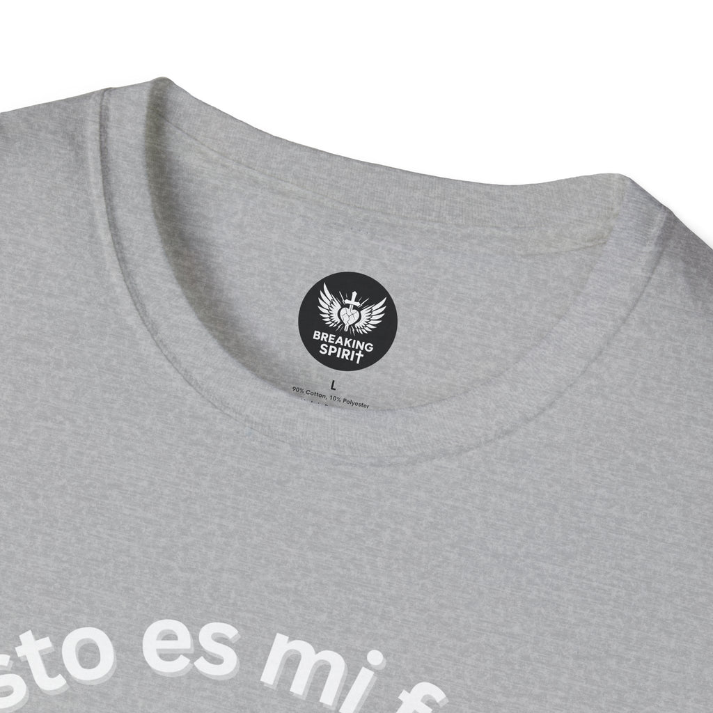 Camiseta cristiana de fuerza — Camiseta de entrenamiento de fe "Cristo es mi fuerza"