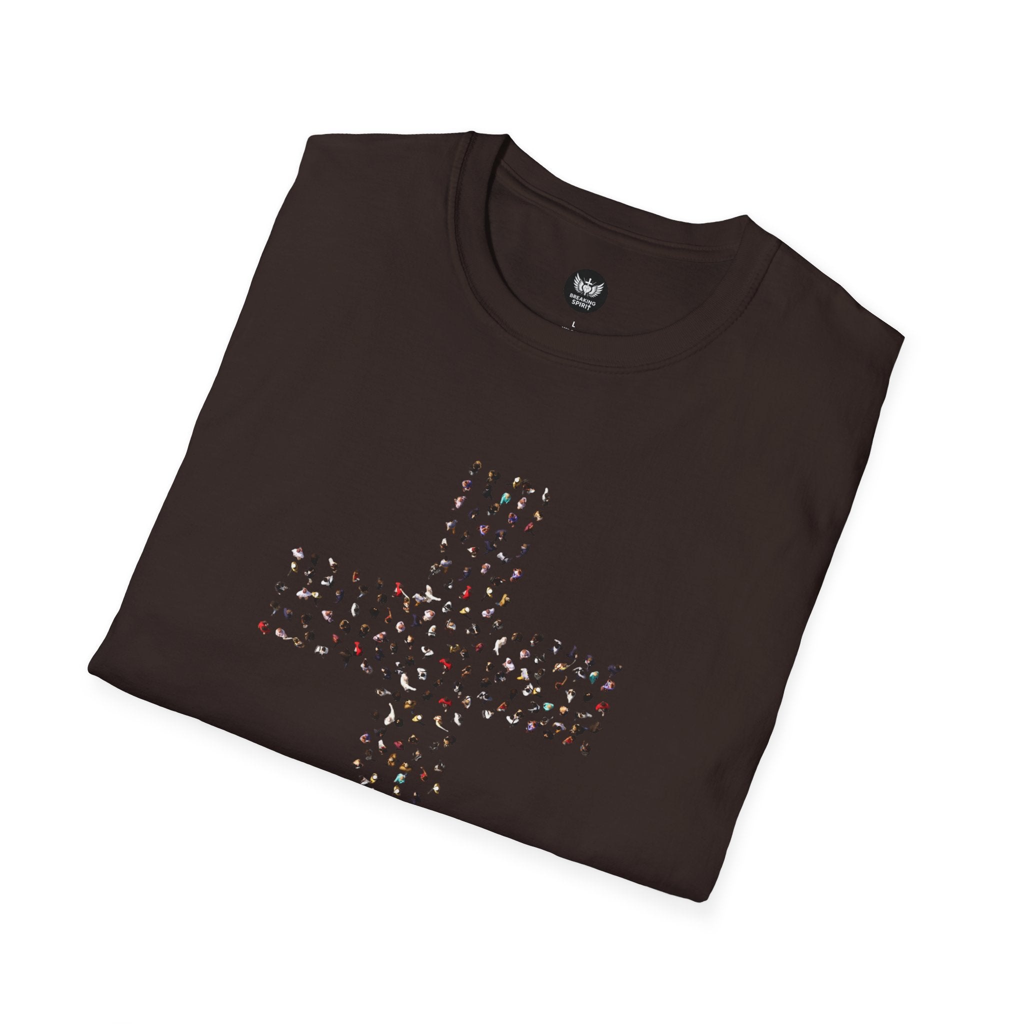 Camiseta Cruzada con Estampado de Leopardo