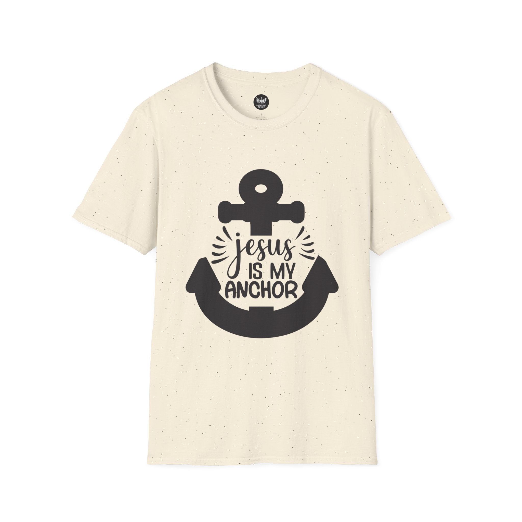 Jesus Is My Anchor T-Shirt — Christian Faith Anchor Tee