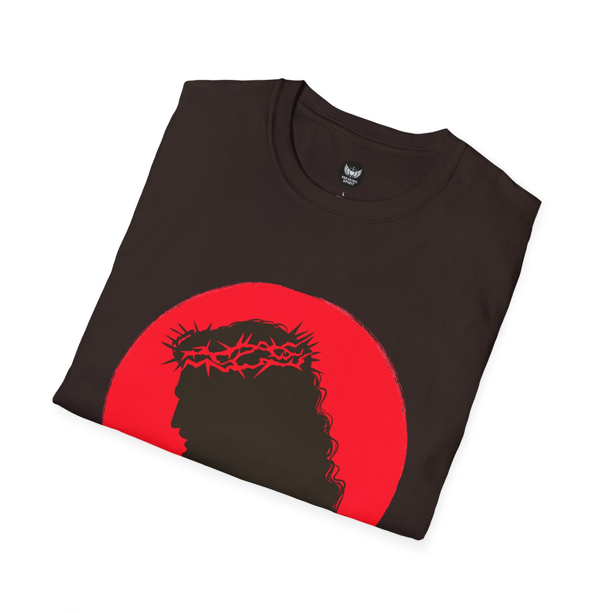 Camiseta Silueta de Jesús - Camiseta Cristiana Corona de Espinas
