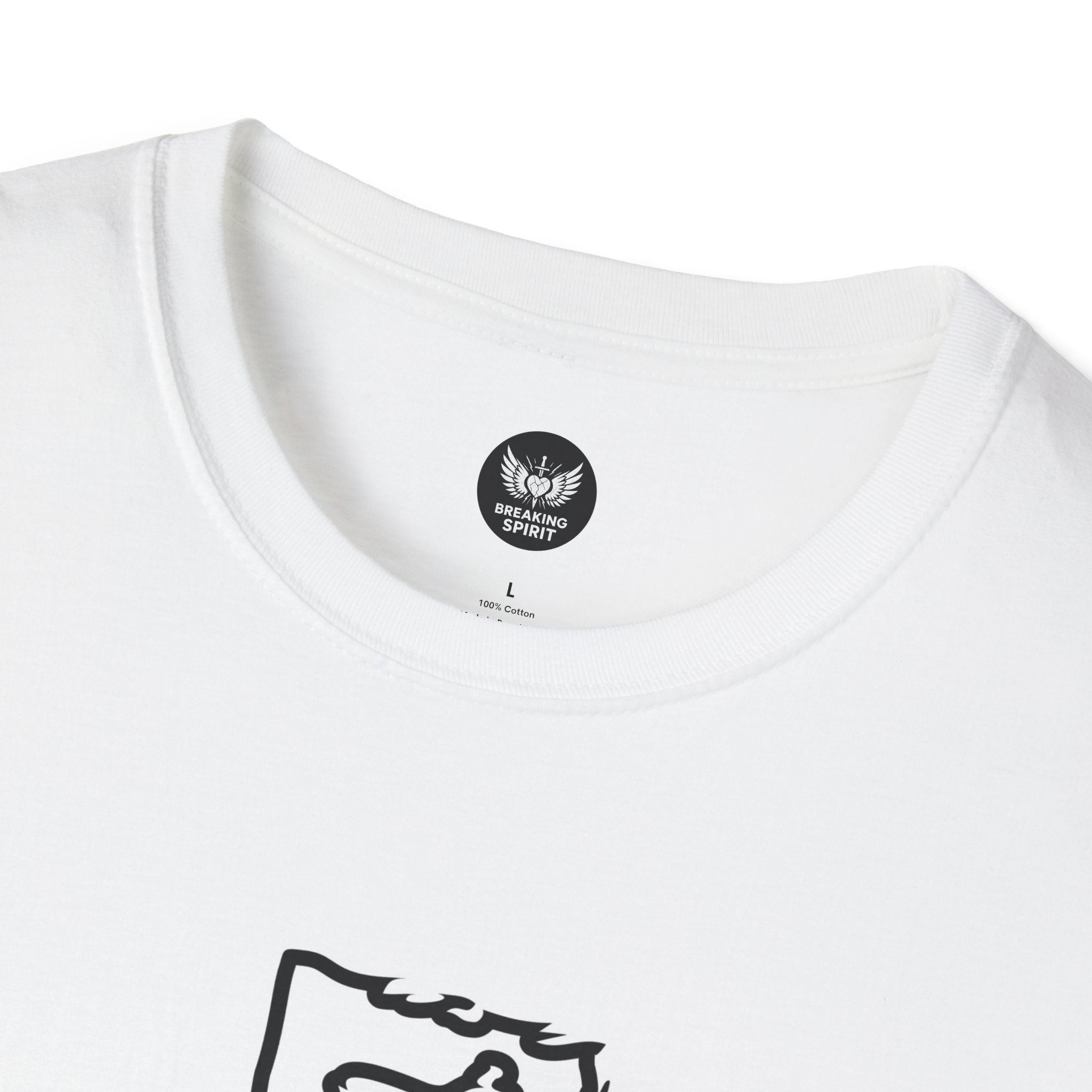 Christian Cross Graphic T-Shirt — Minimal Faith Tee for Church, Easter & Everyday Wear