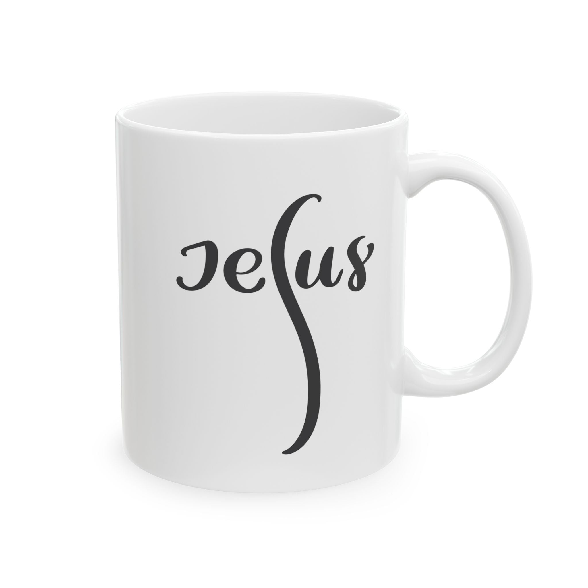 Jesus Is My Focus Ceramic Mug — Faith Coffee Cup (11oz & 15oz)