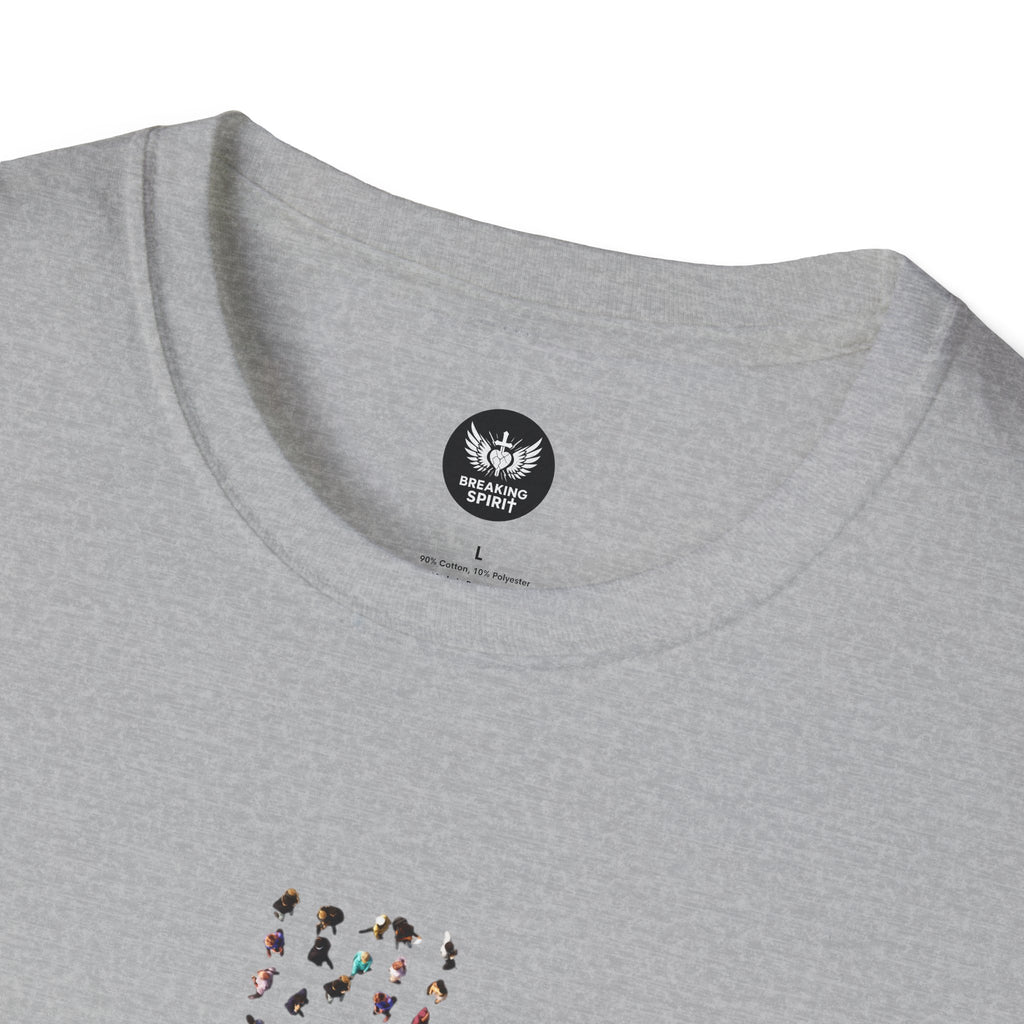 Camiseta Cruzada con Estampado de Leopardo