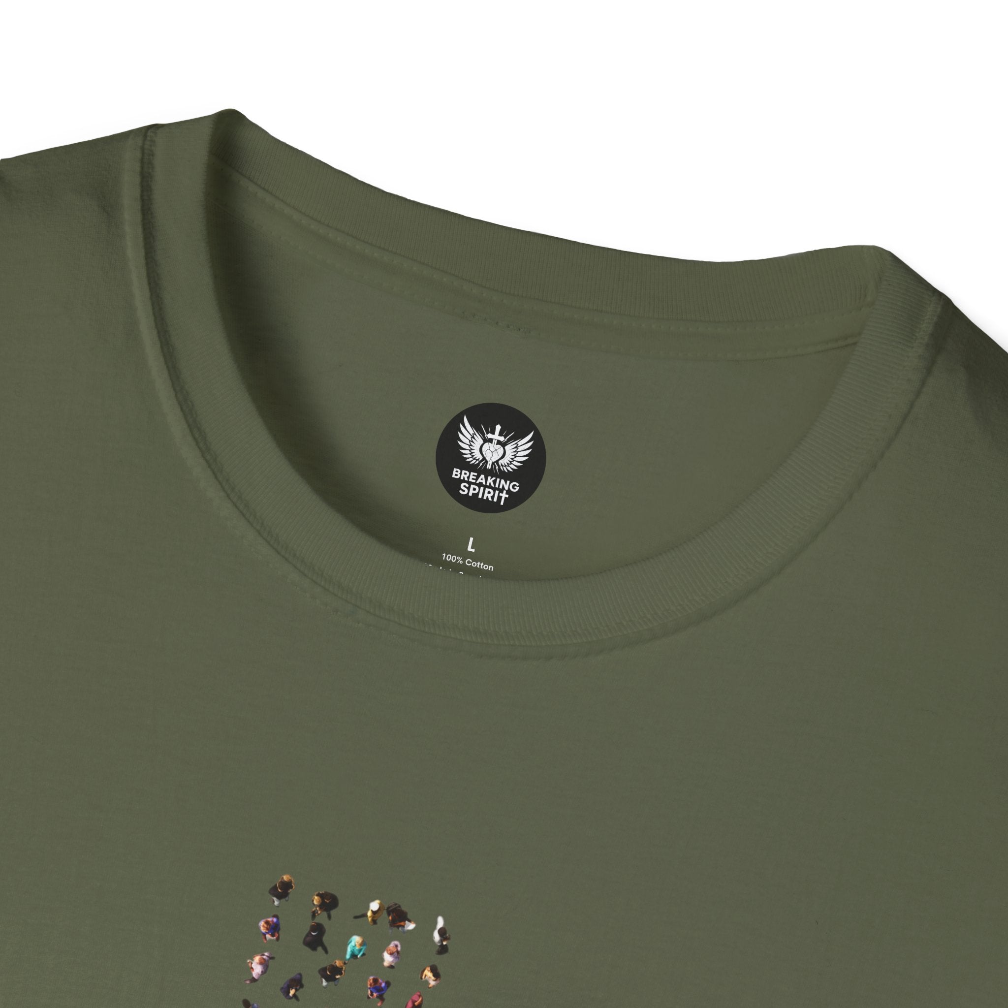 Camiseta Cruzada con Estampado de Leopardo