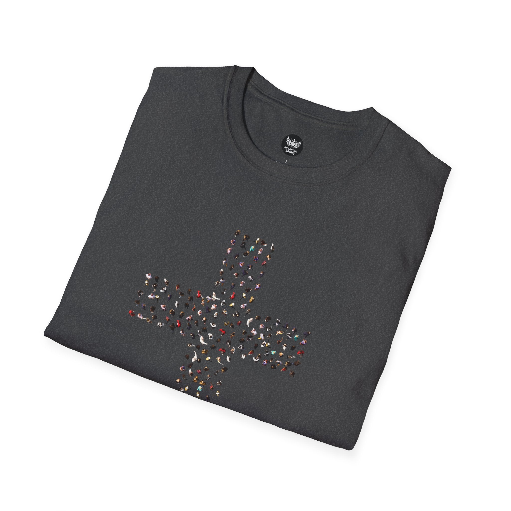 Camiseta Cruzada con Estampado de Leopardo