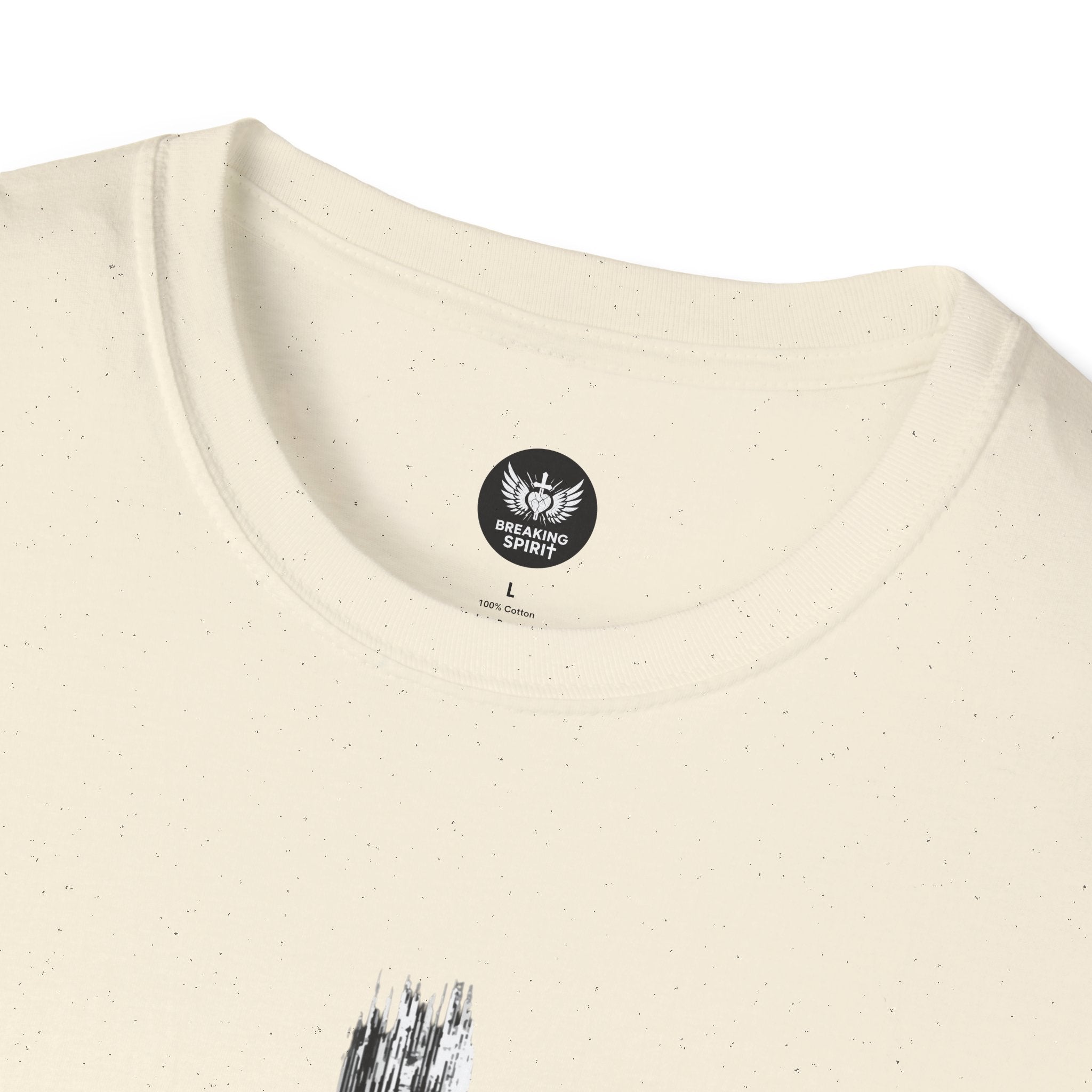 Christian Cross T-Shirt — Minimal Grunge Faith Tee