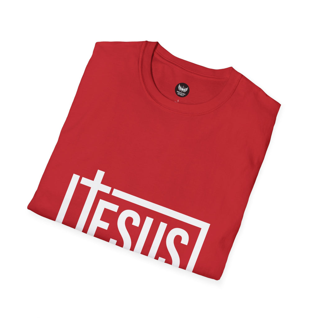 Camiseta de la Cruz de Jesús — Camiseta Gráfica de Fe Audaz