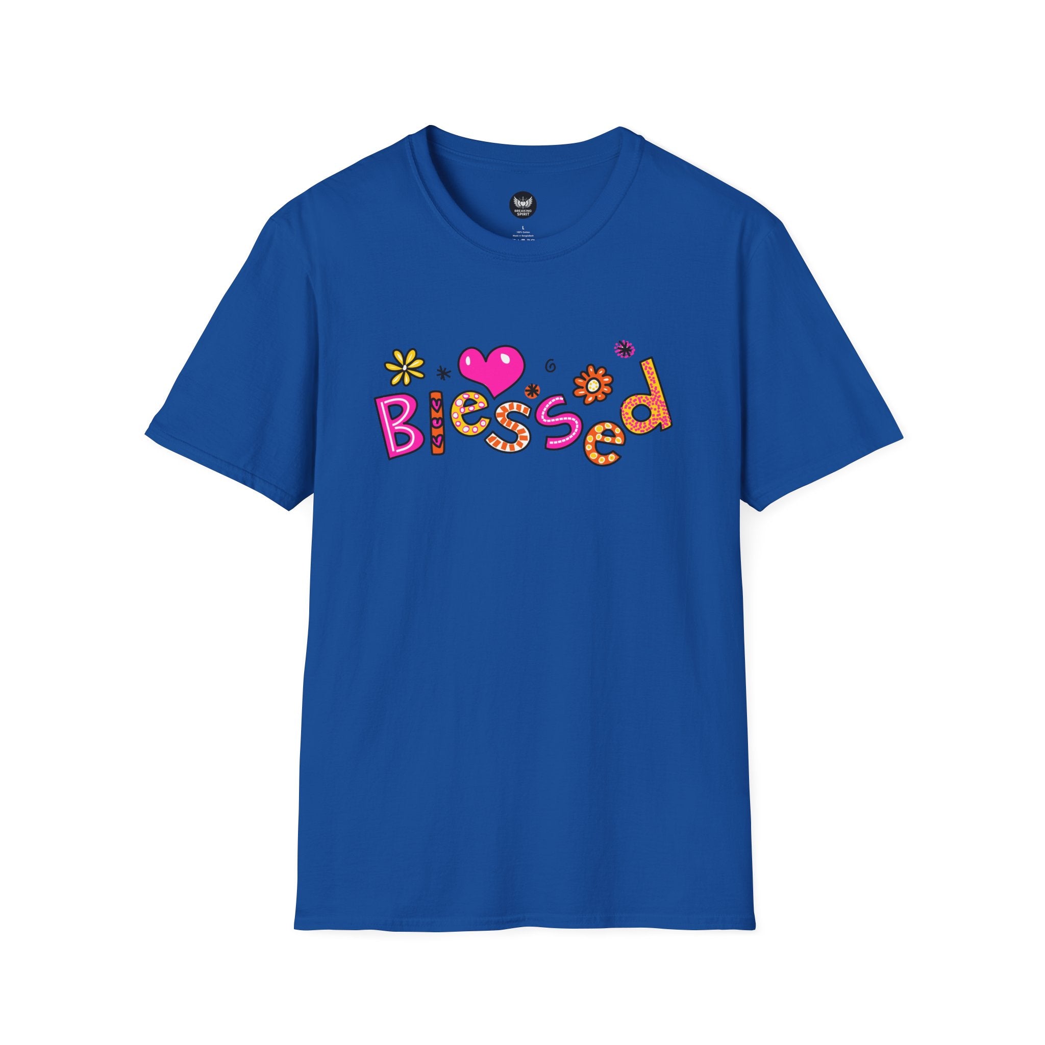 Blessed Floral Heart T-Shirt