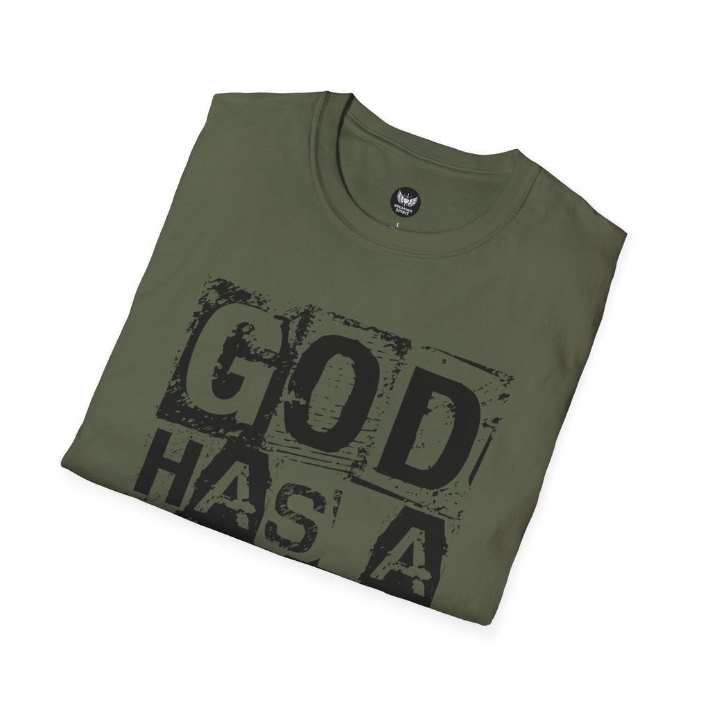 Camiseta Dios Tiene Un Plan — Camiseta Cristiana Inspiradora de Fe