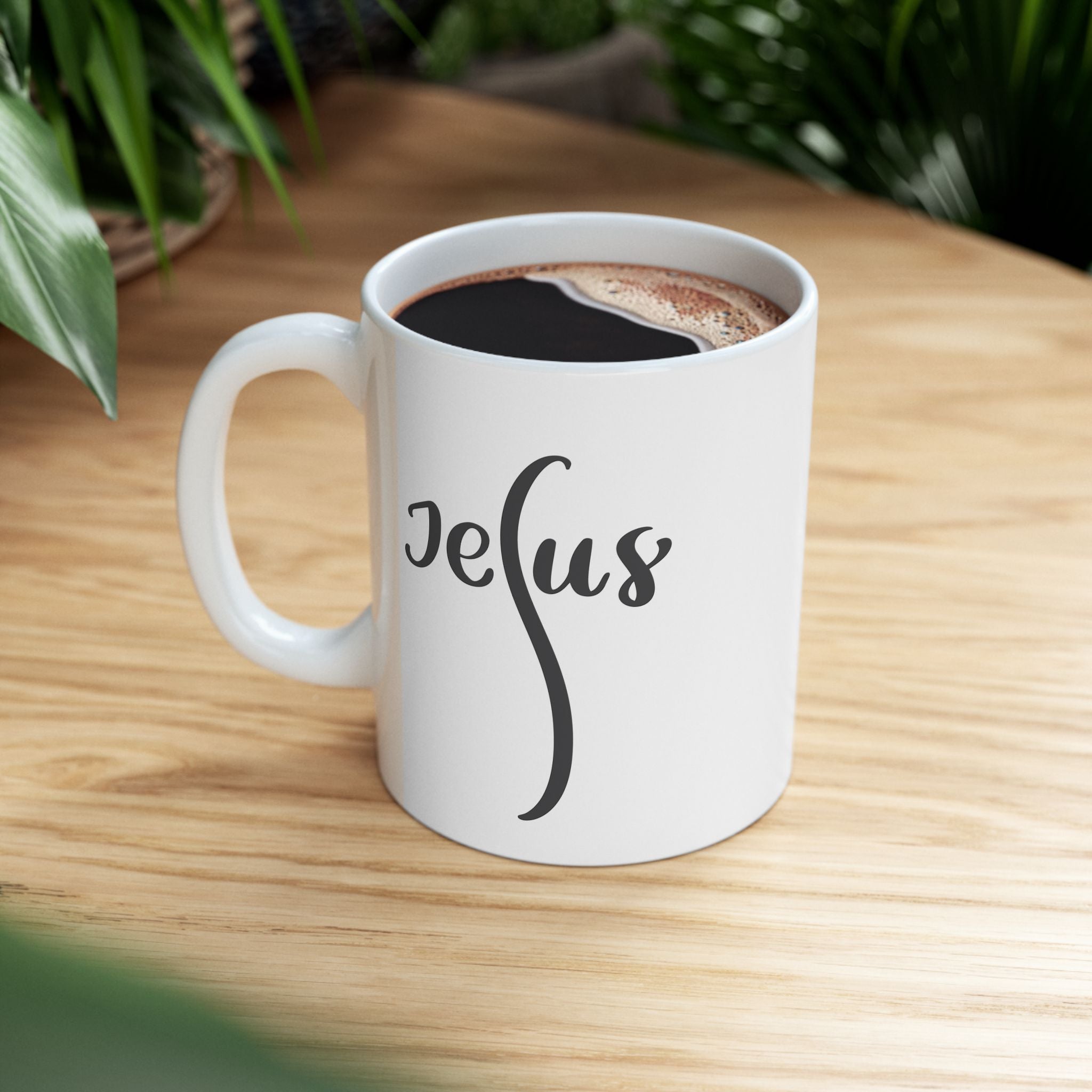 Jesus Is My Focus Ceramic Mug — Faith Coffee Cup (11oz & 15oz)