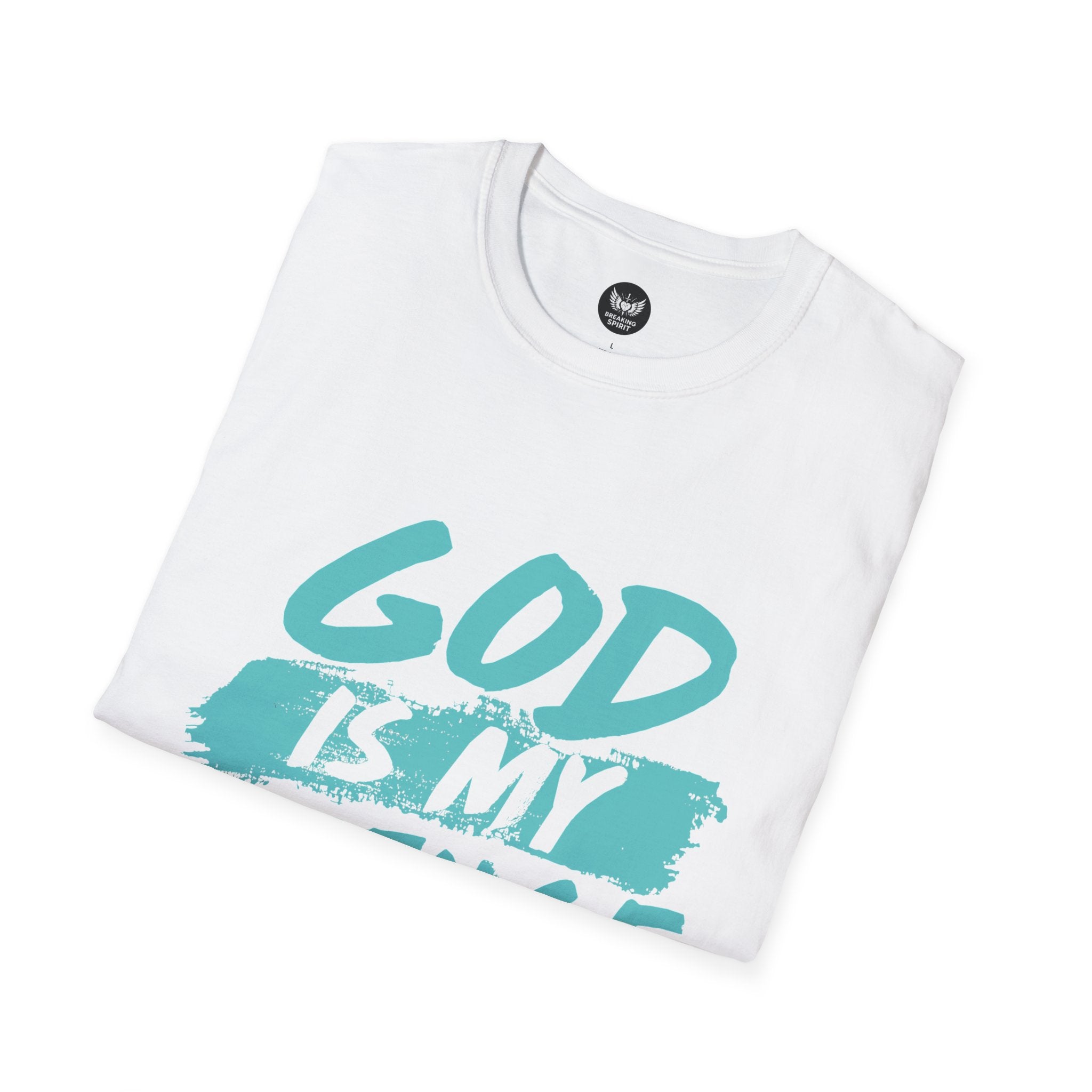 God Is My Refuge T-Shirt — Christian Faith Tee