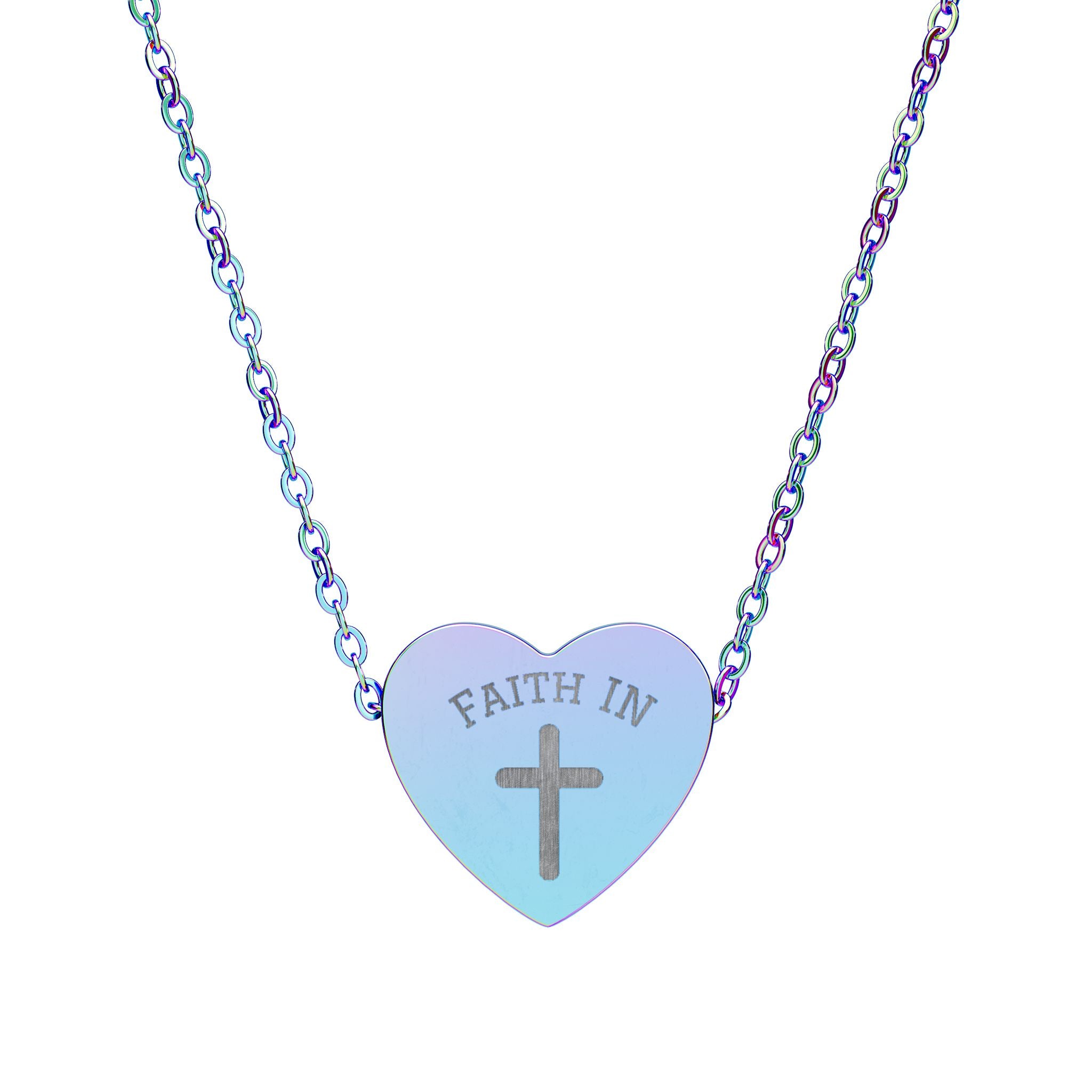 Heart Necklace (Engraving)