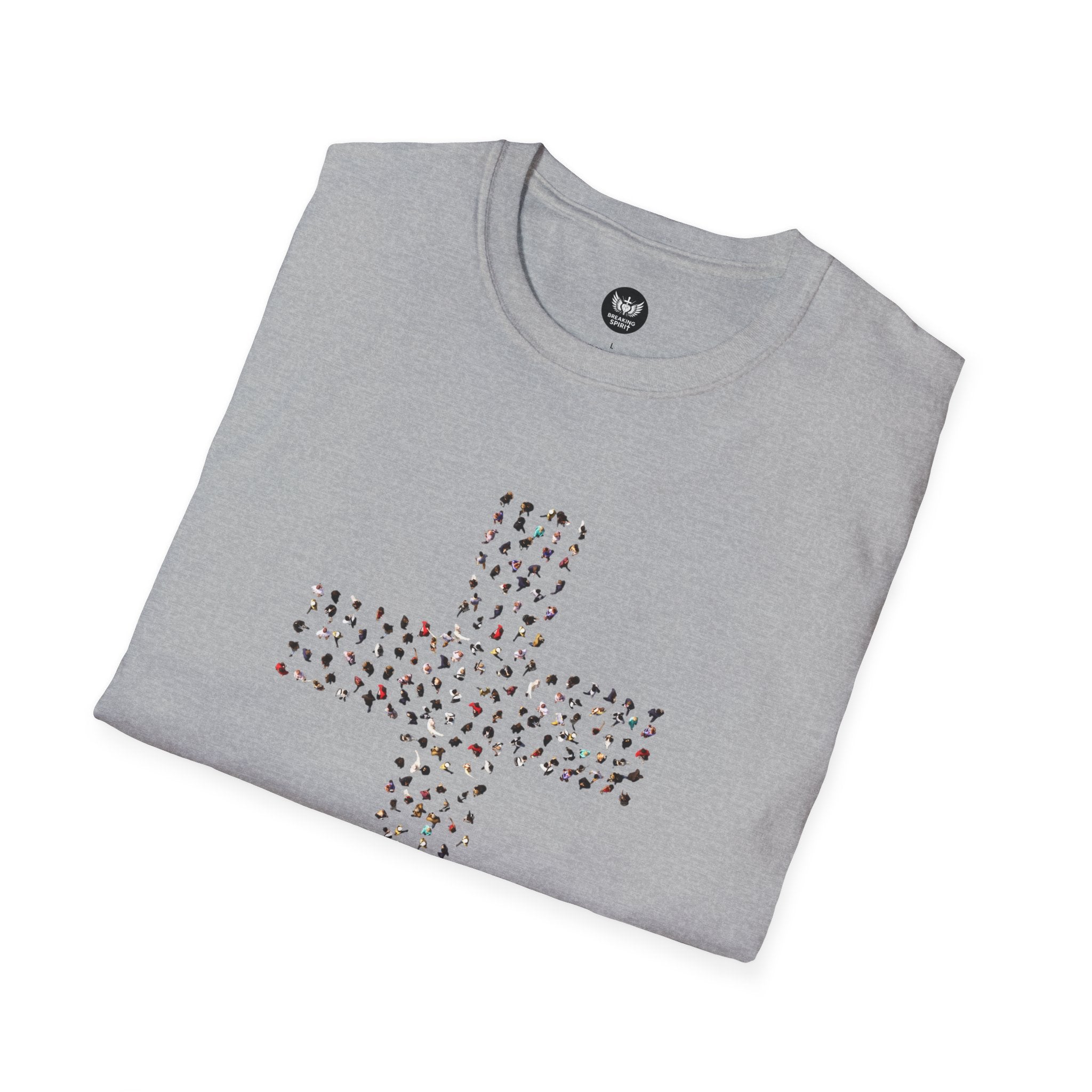 Camiseta Cruzada con Estampado de Leopardo