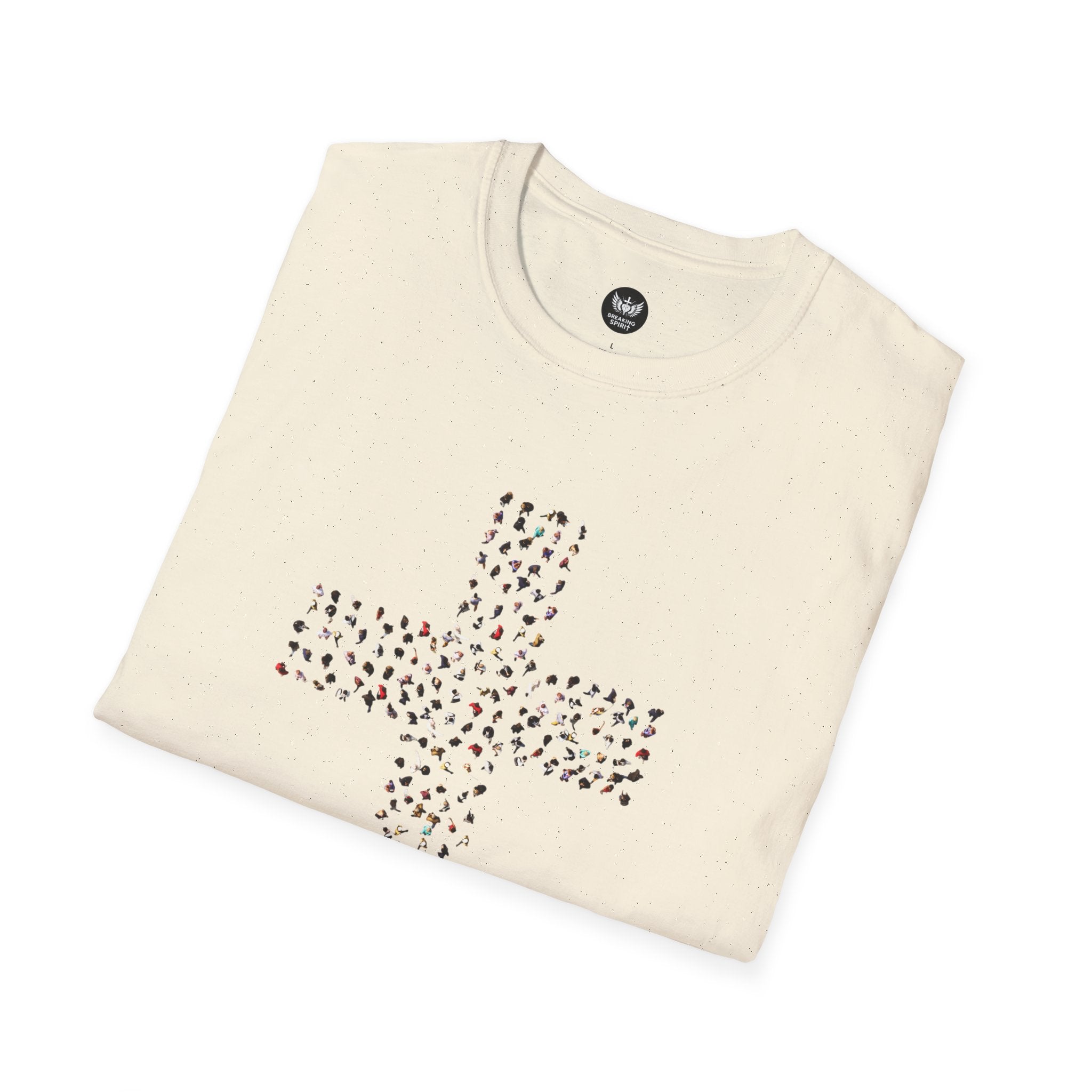 Camiseta Cruzada con Estampado de Leopardo