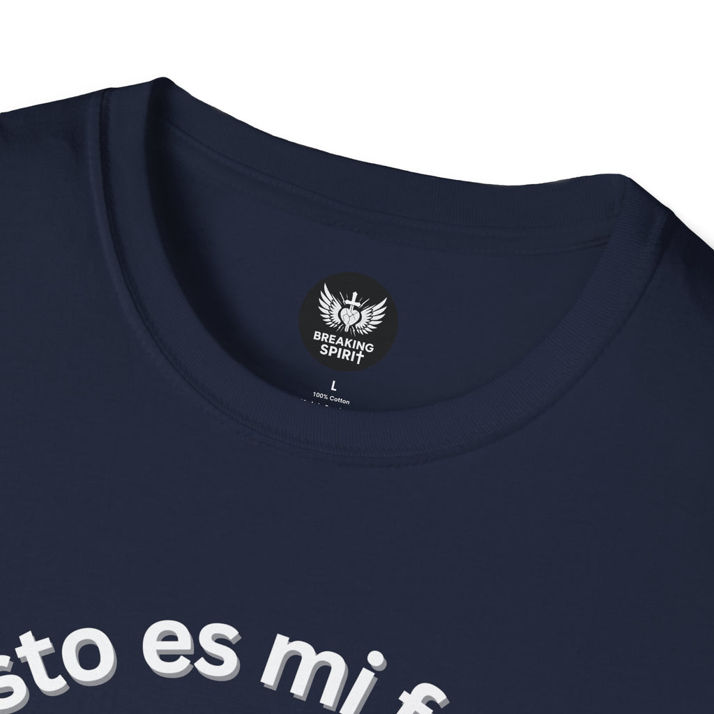 Camiseta cristiana de fuerza — Camiseta de entrenamiento de fe "Cristo es mi fuerza"