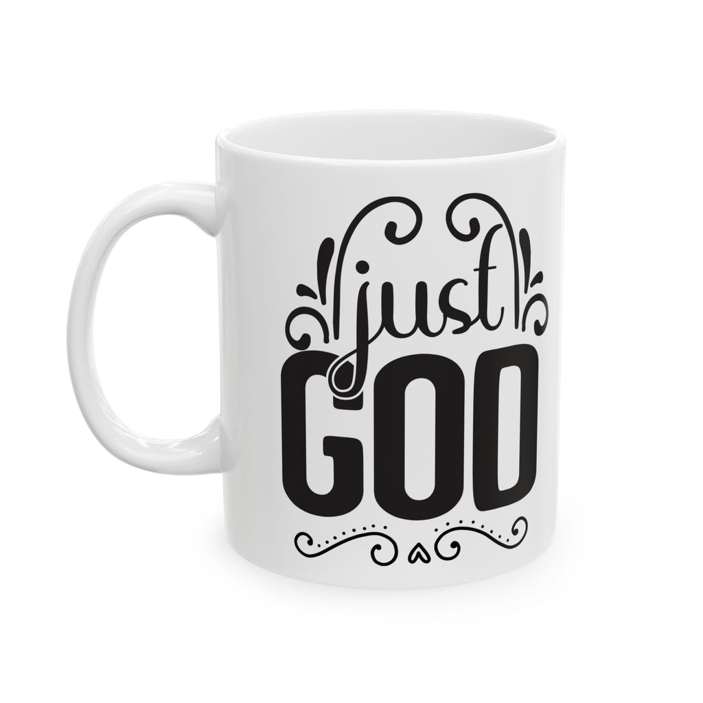 GOD Ceramic Mug, (11oz, 15oz)