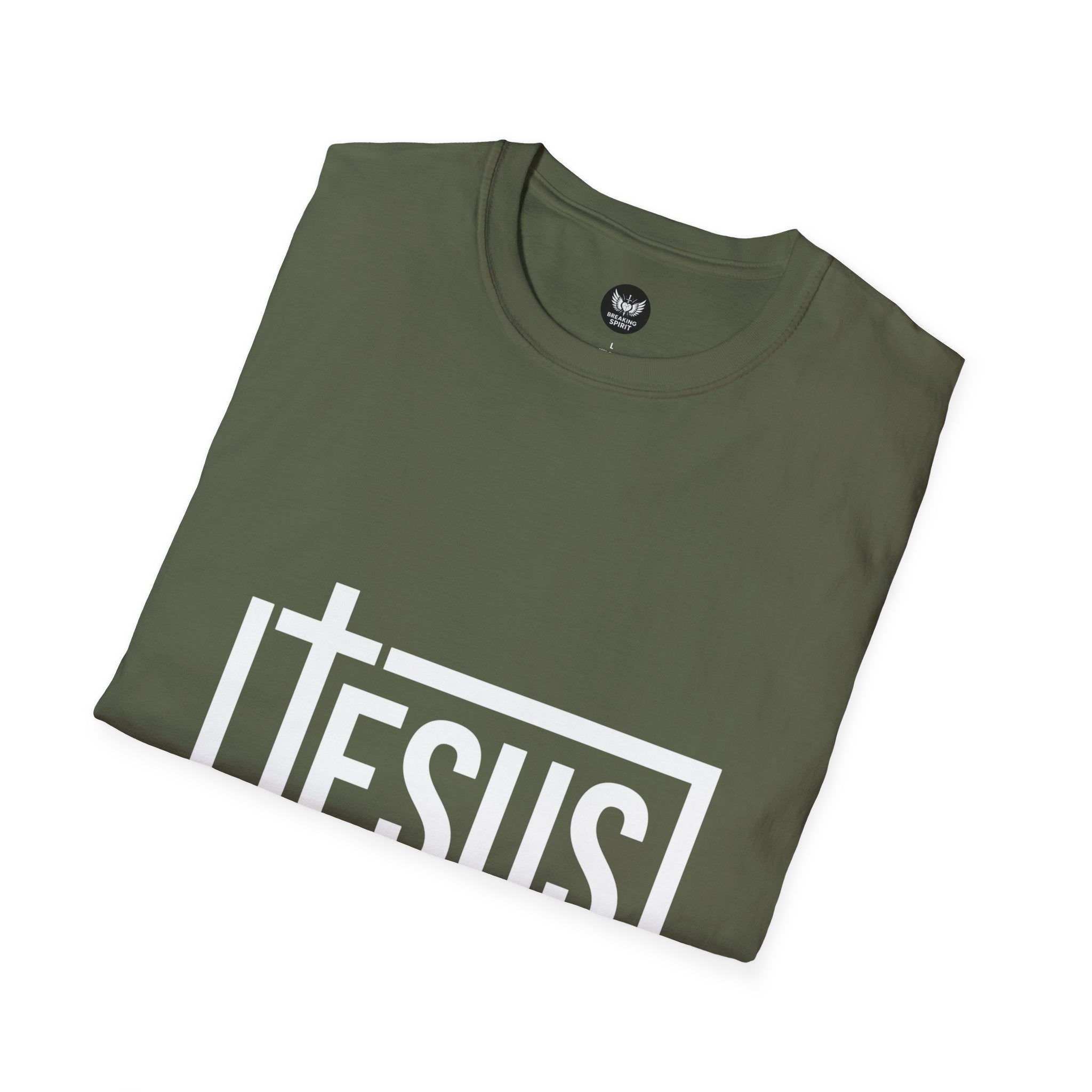 Camiseta de la Cruz de Jesús — Camiseta Gráfica de Fe Audaz