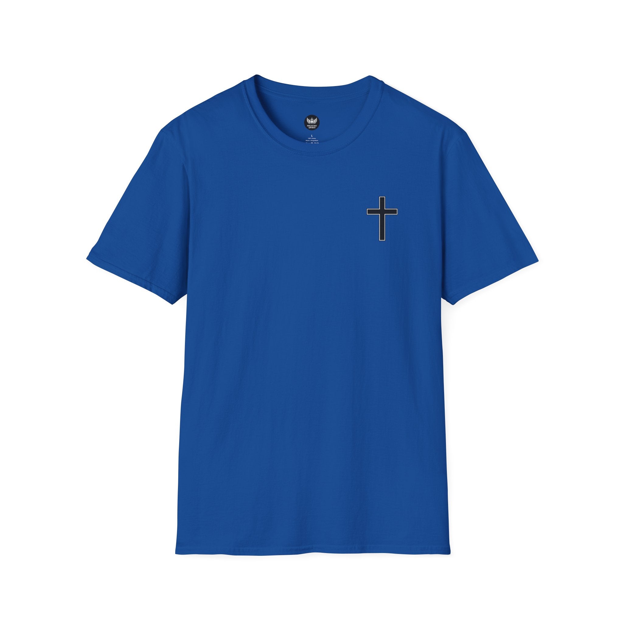 Christian T-Shirt — "Just God" Cross Faith Tee