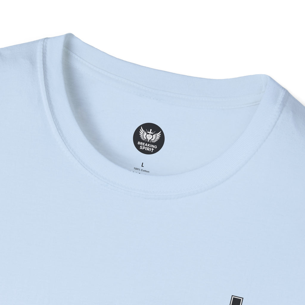 Christian T-Shirt — "Just God" Cross Faith Tee