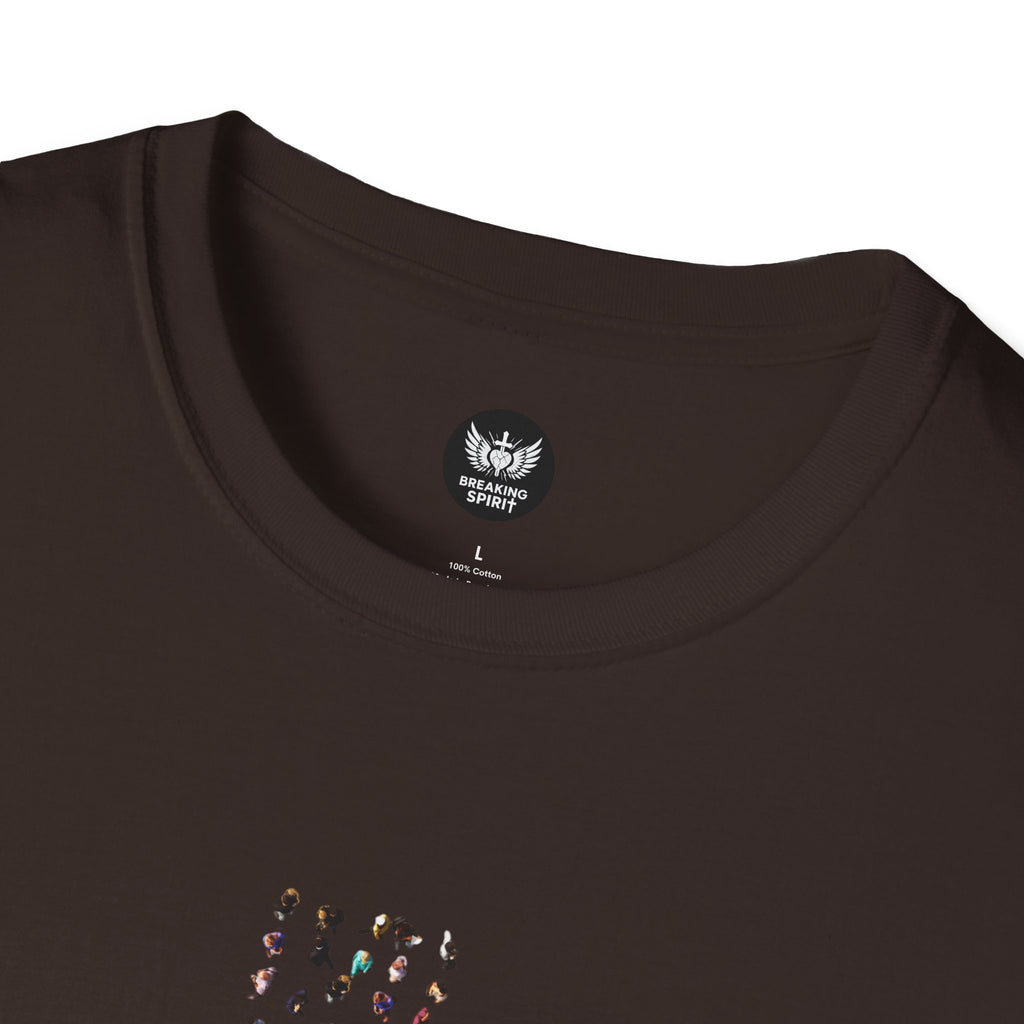 Camiseta Cruzada con Estampado de Leopardo