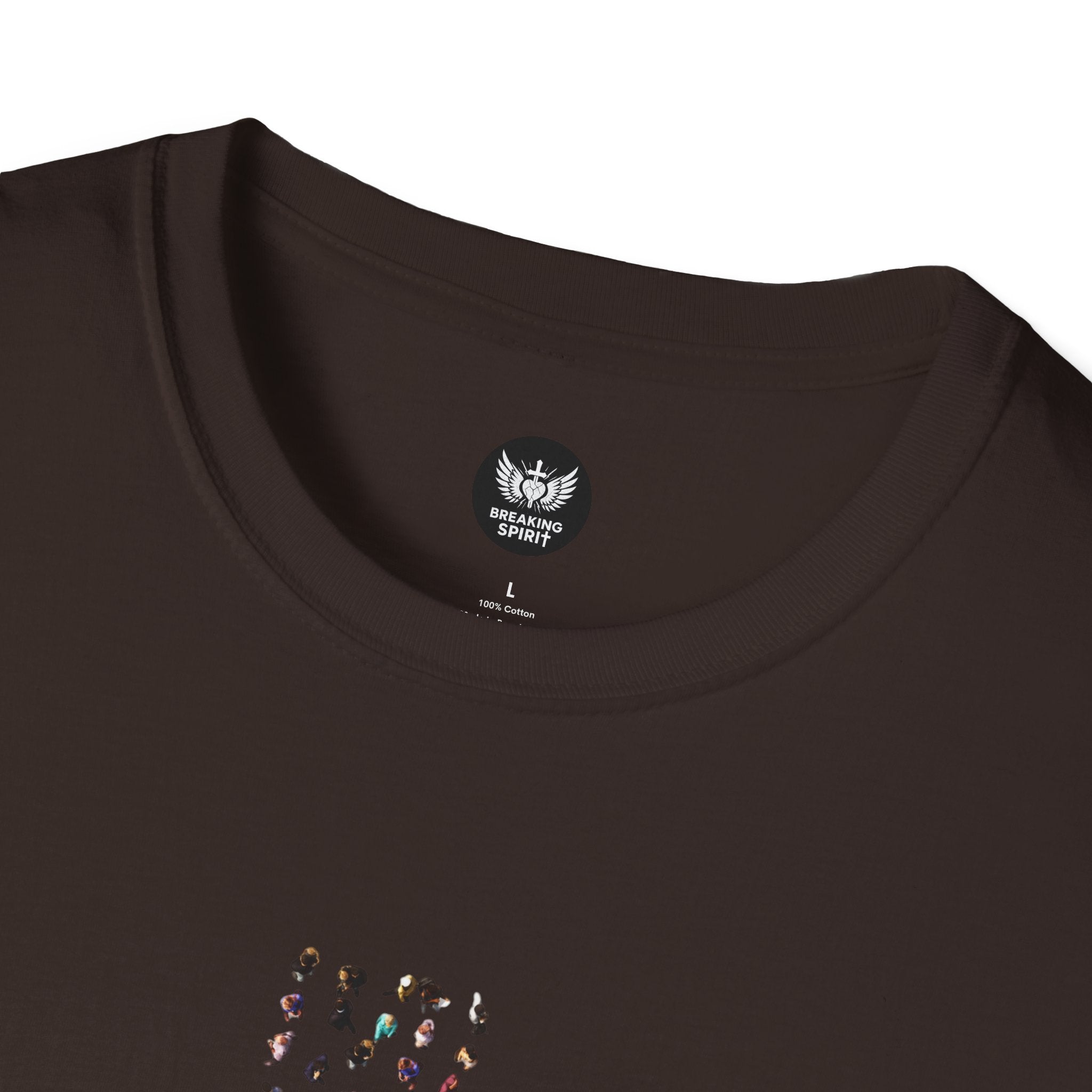 Camiseta Cruzada con Estampado de Leopardo