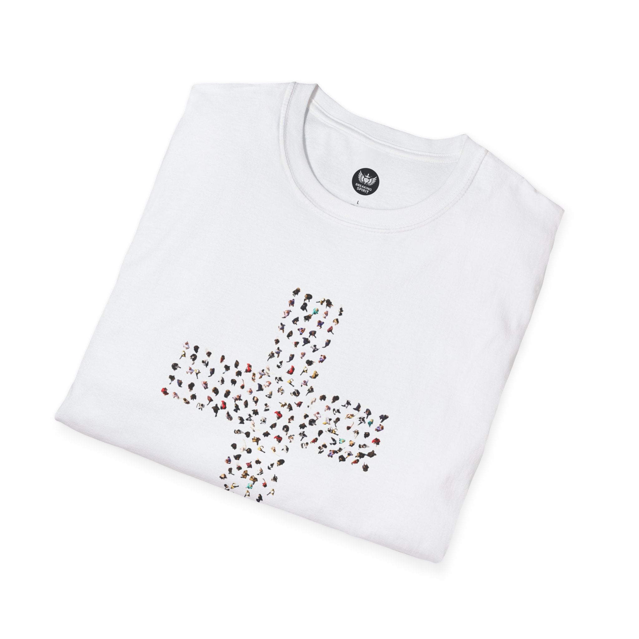 Camiseta Cruzada con Estampado de Leopardo