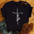 Maycaur Fashion Women T-shirt Christian Tops Harajuku Love Graphic Printed Tees Female T Shirts Casual Tees Tops Camisetas Mujer