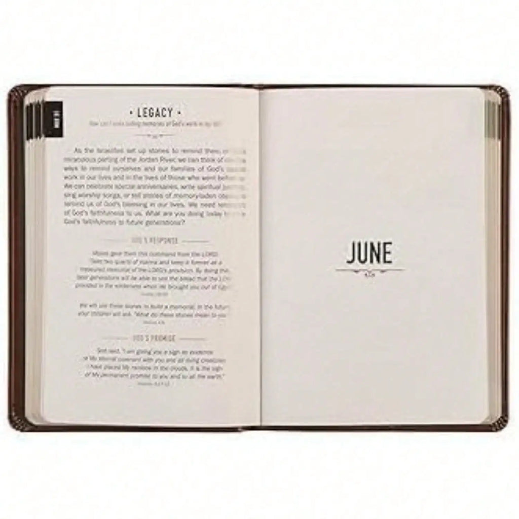 One Minute WITH GOD For Men, 365 Days Of Daily Prayer Brown Book, Bible Prayer Tracking Diary
